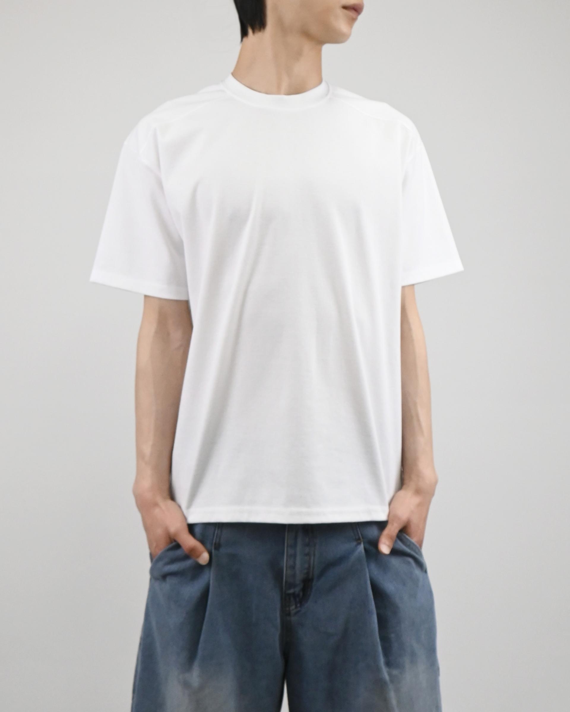 front shoulder line half t-shirt