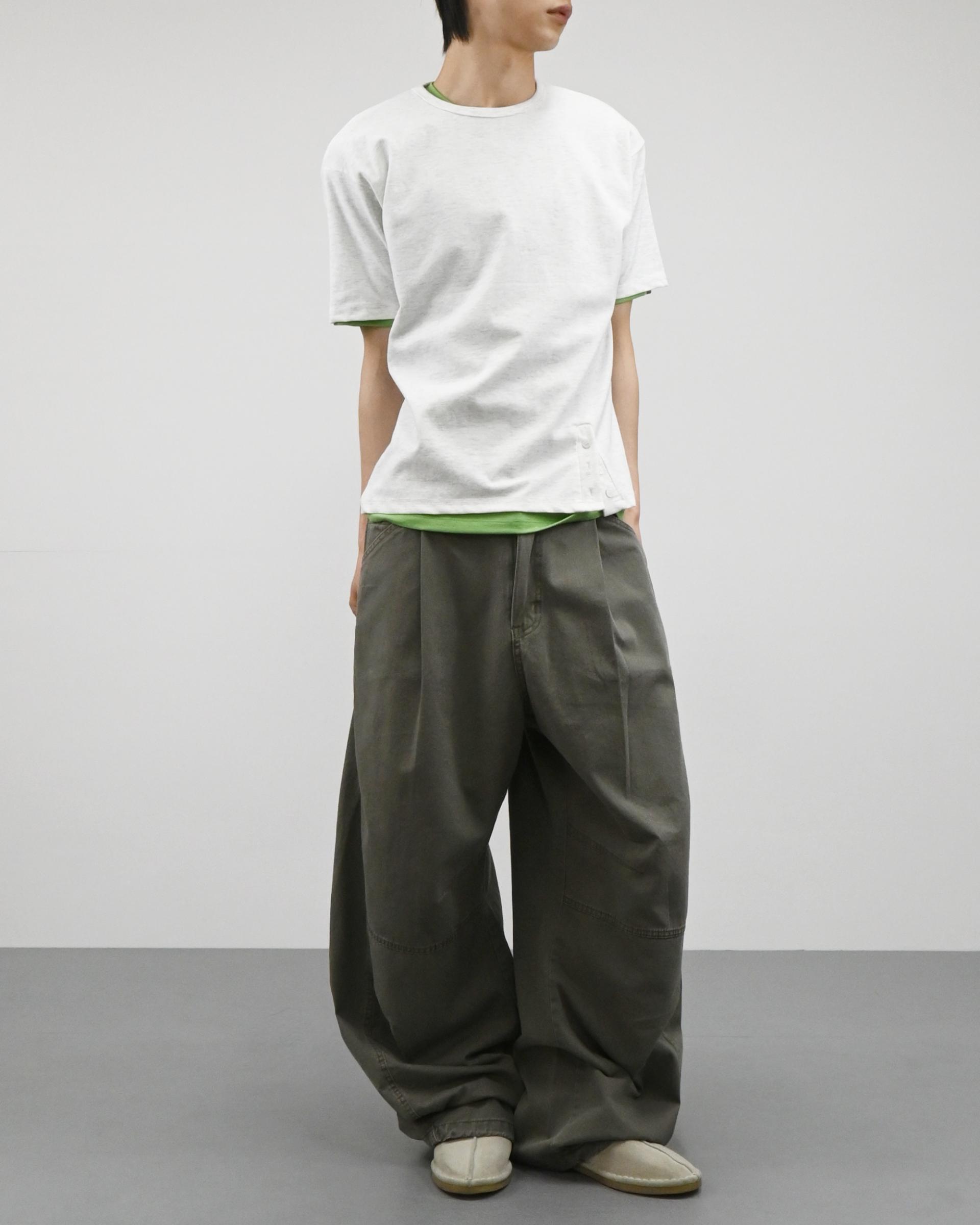 volumetric balloon cotton pants