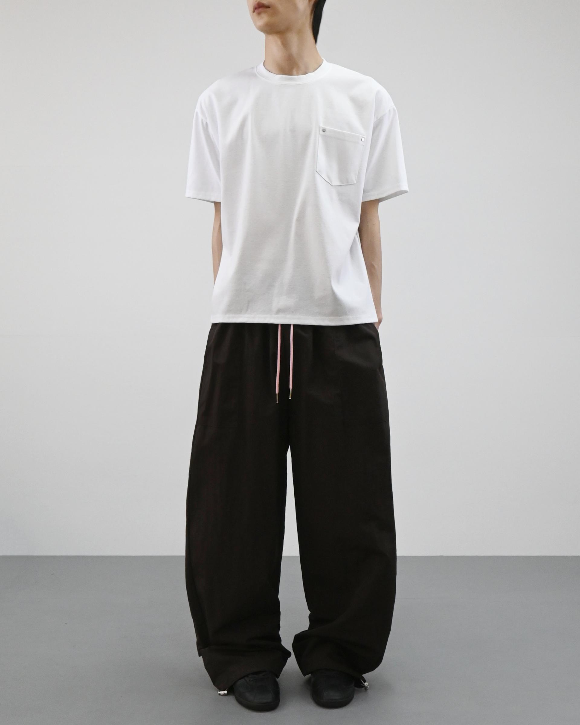 rope curved nylon pants