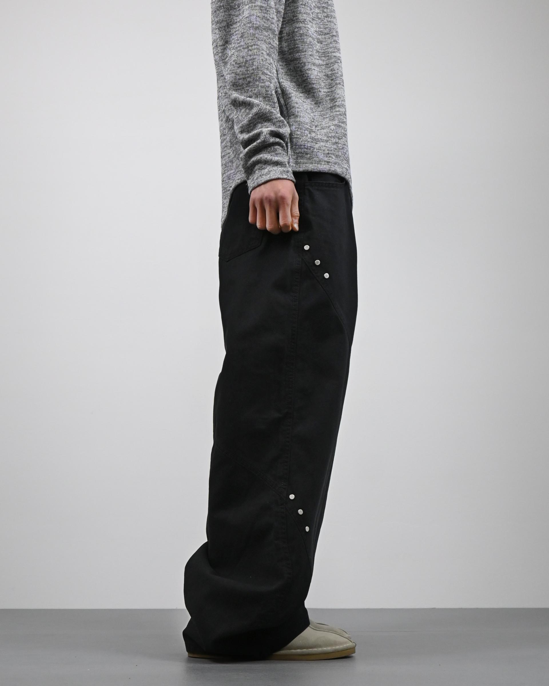 bio cotton rivet pants