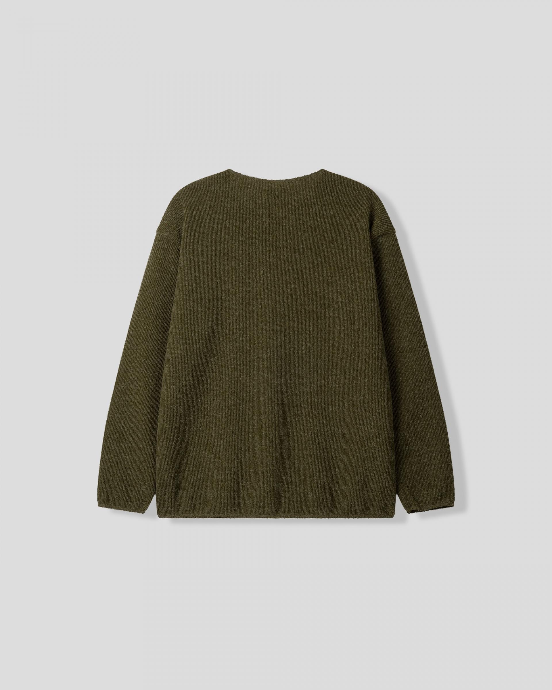 cut wide round neck t-shirt
