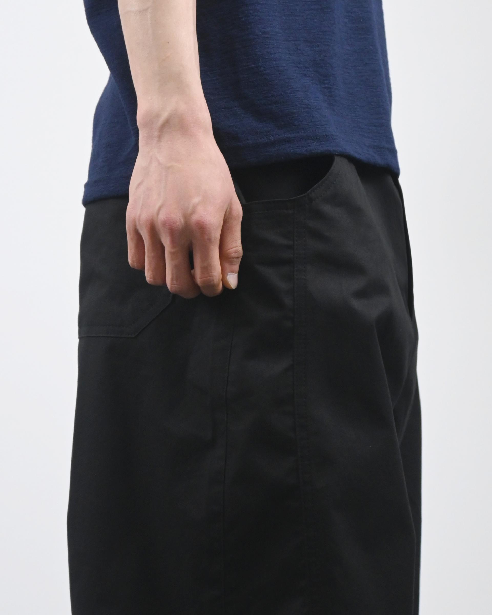 dear curved cotton pants
