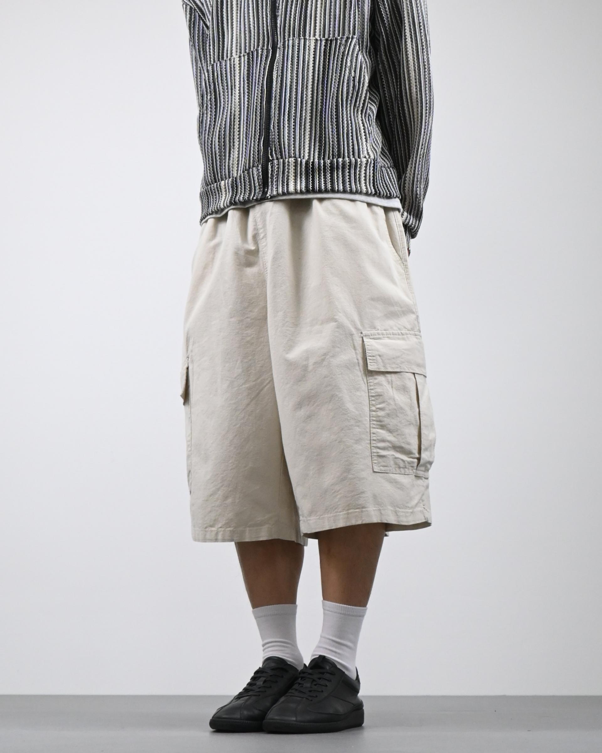 stopper linen bermuda cargo pants