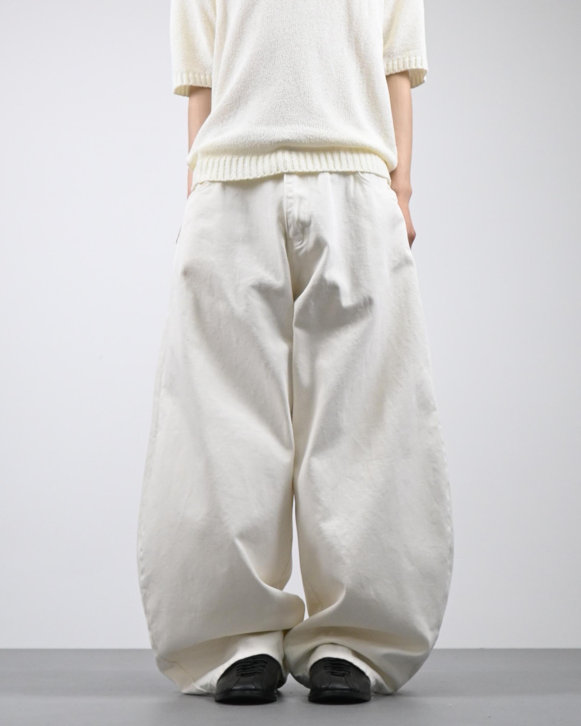 banding balloon cotton pants