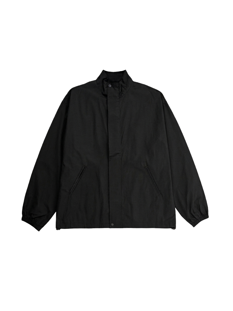 high neck windbreaker