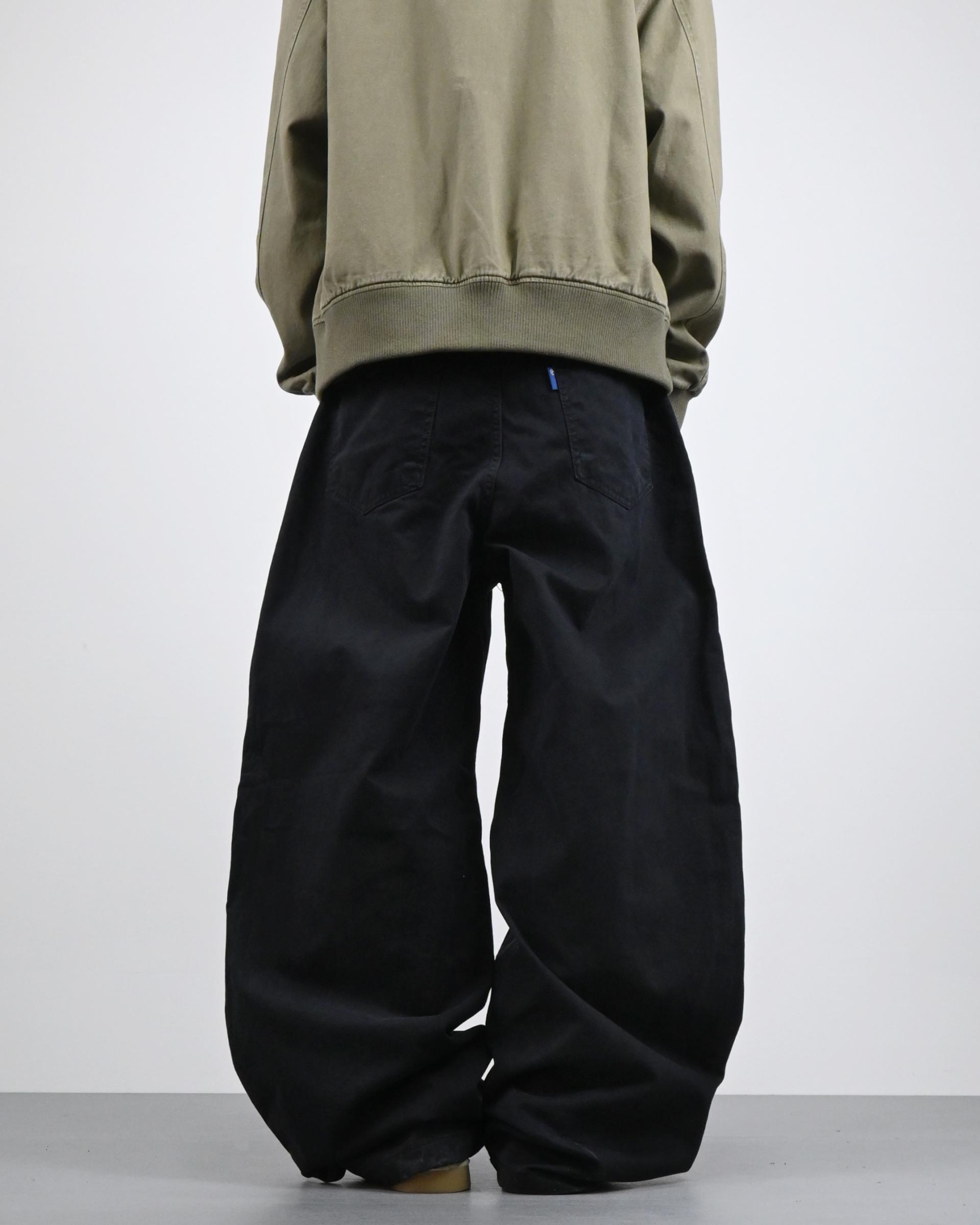 pigment solid balloon cotton pants