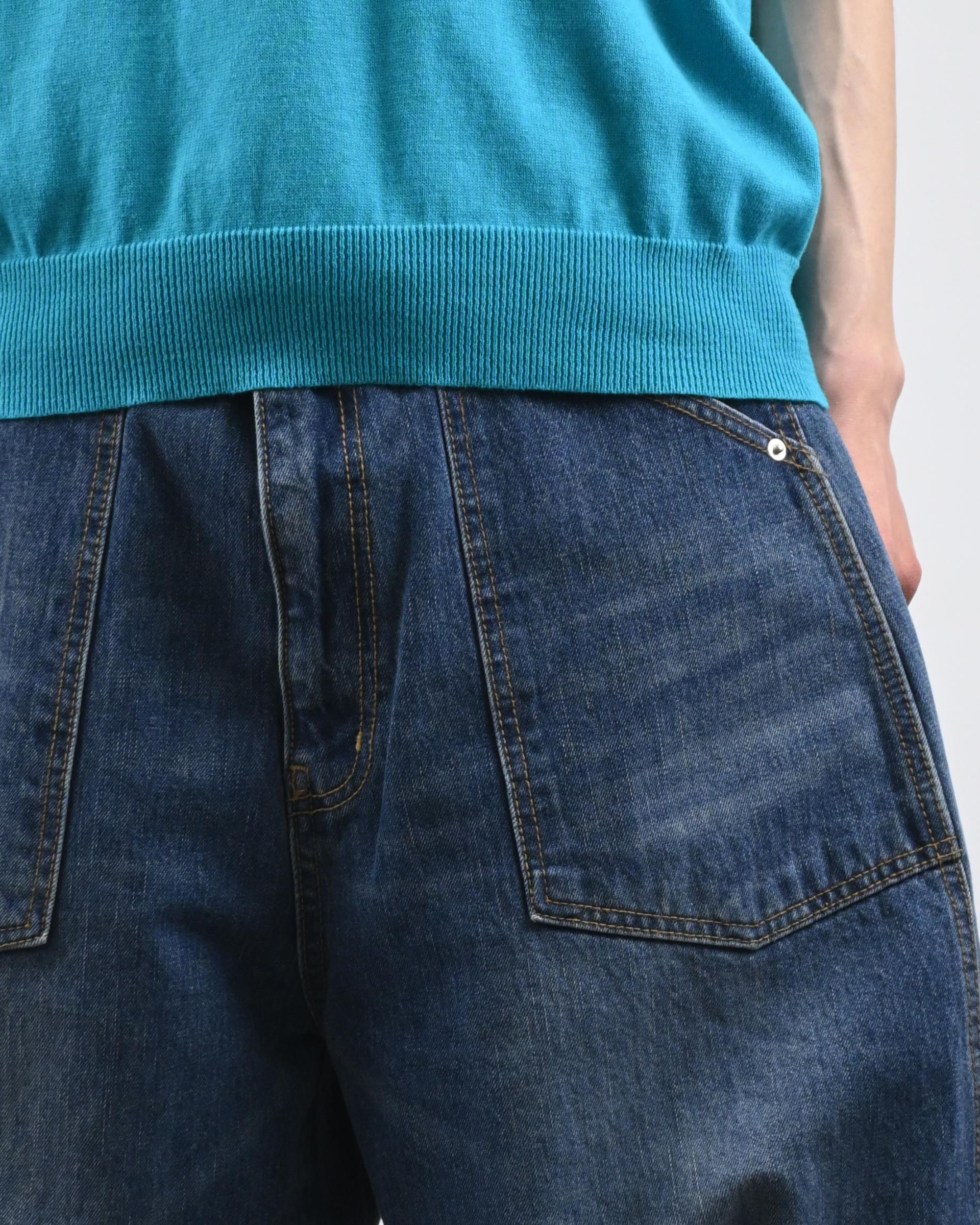 jane puttig pocket denim pants