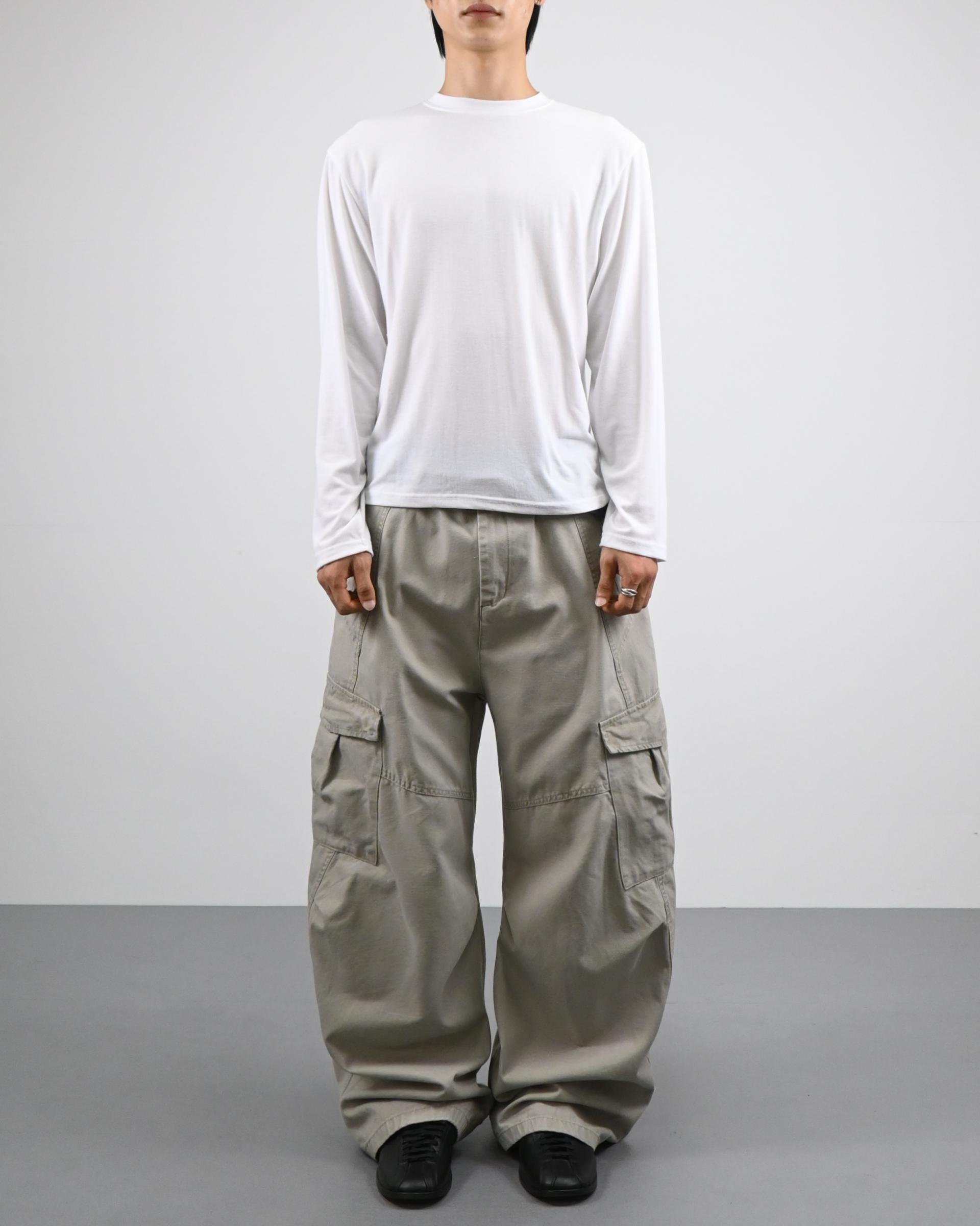 slub henley neck long sleeve 복제