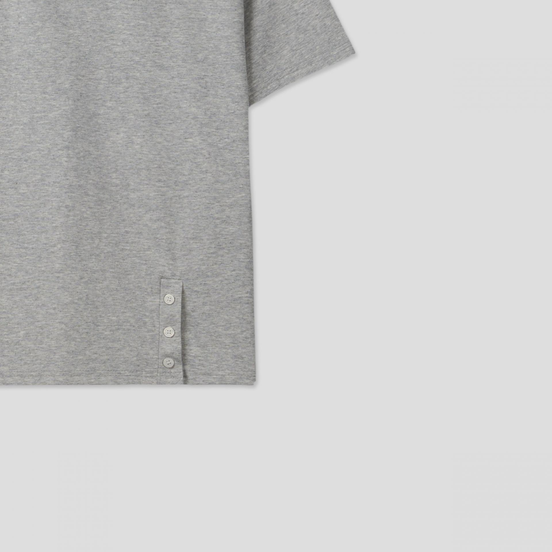 under snap half-t-shirt