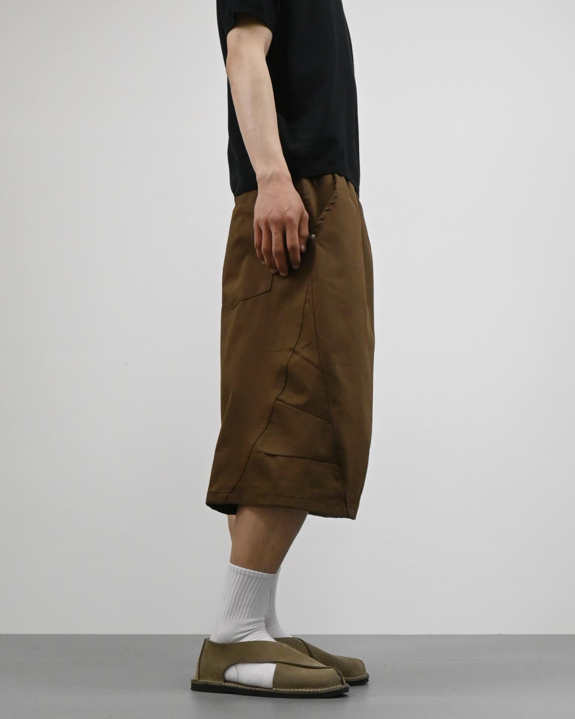 archive curved bermuda cotton pants