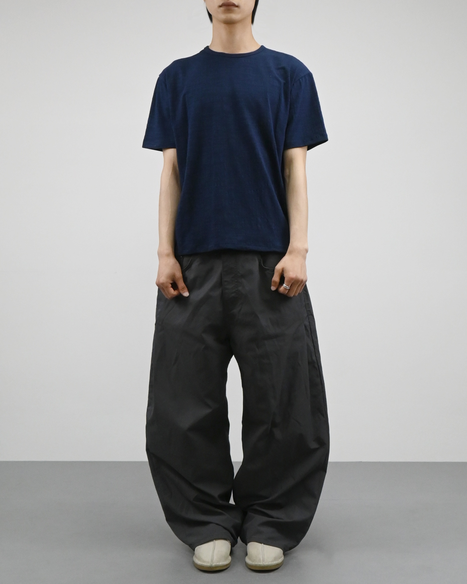 slub vintage half t-shirt