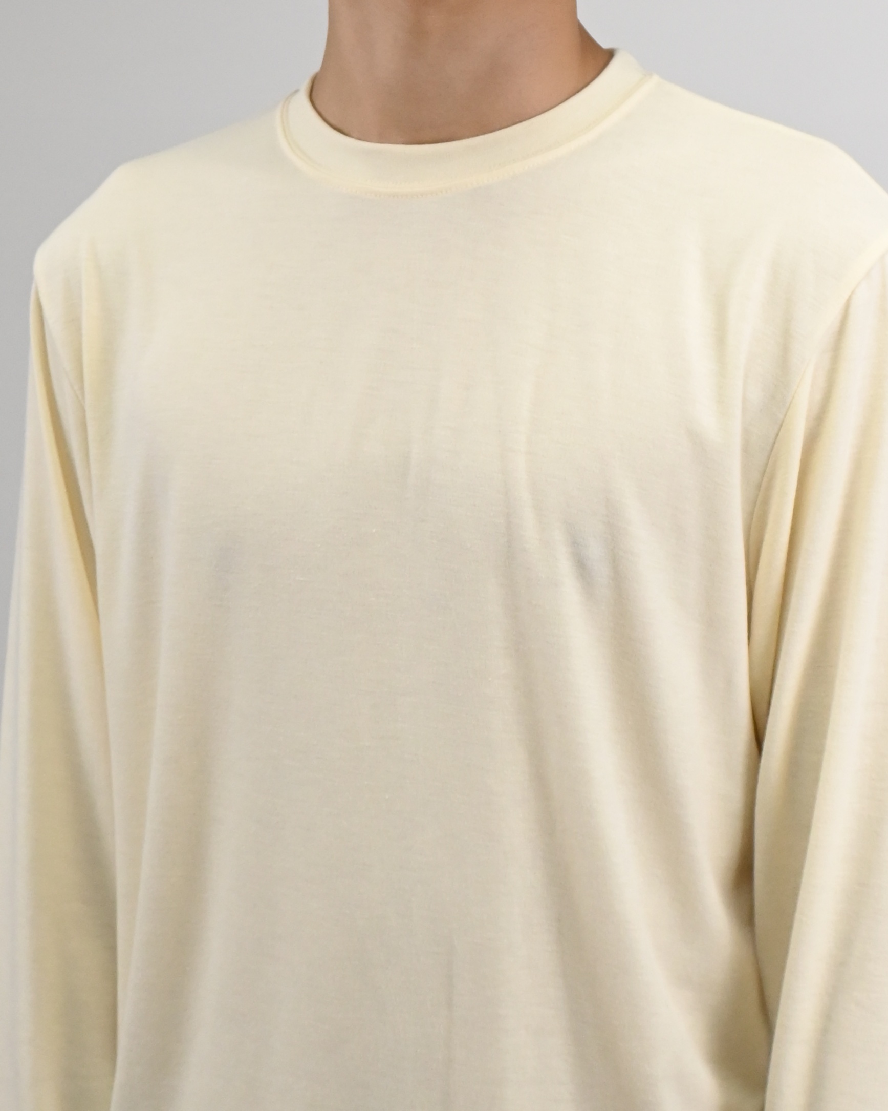 slub henley neck long sleeve 복제