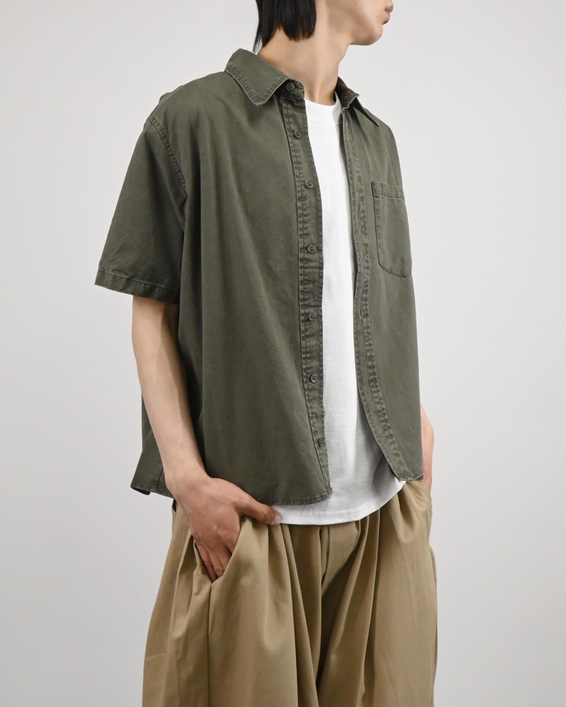 crop ding cotton half shirt