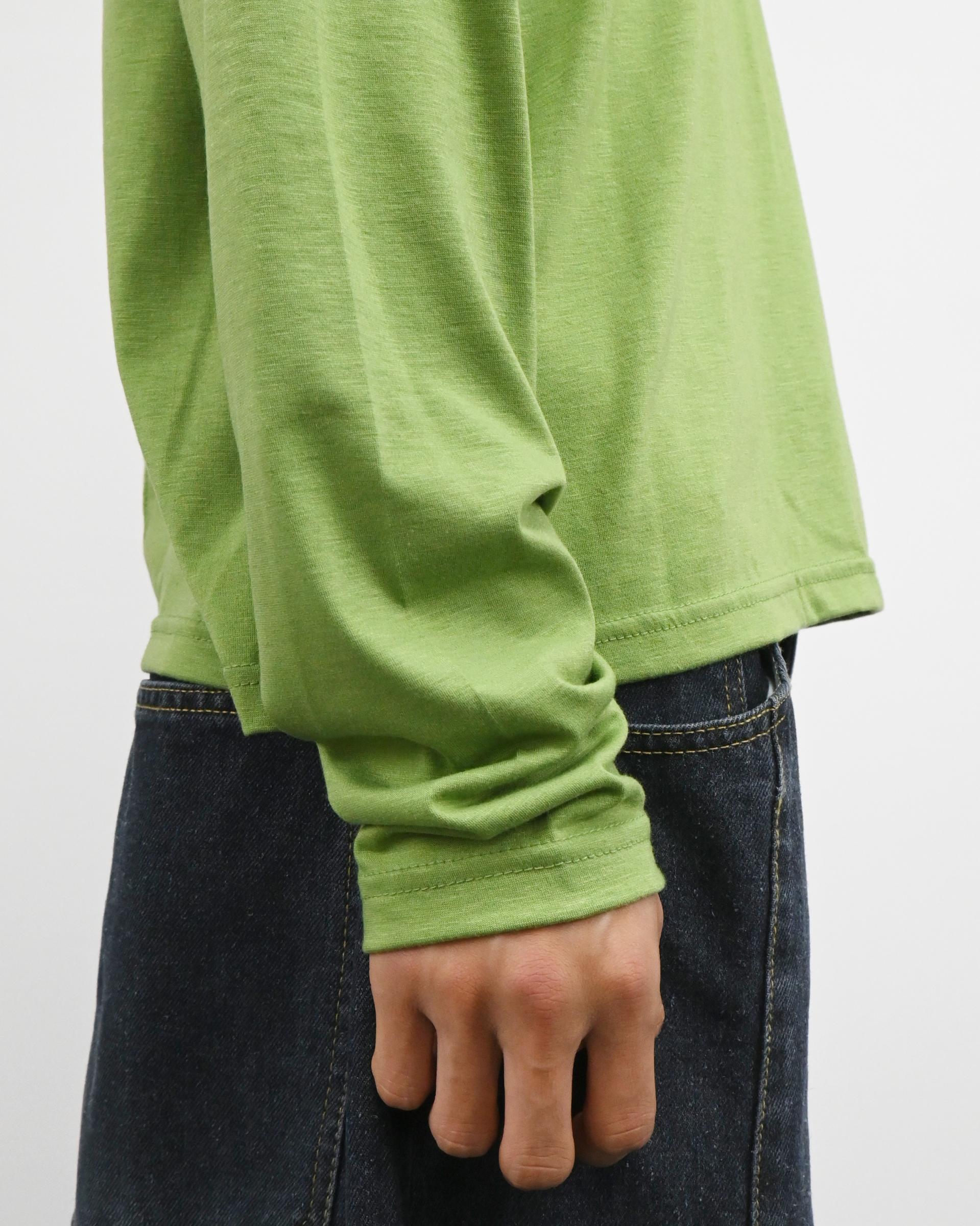 back slit henley neck t-shirts