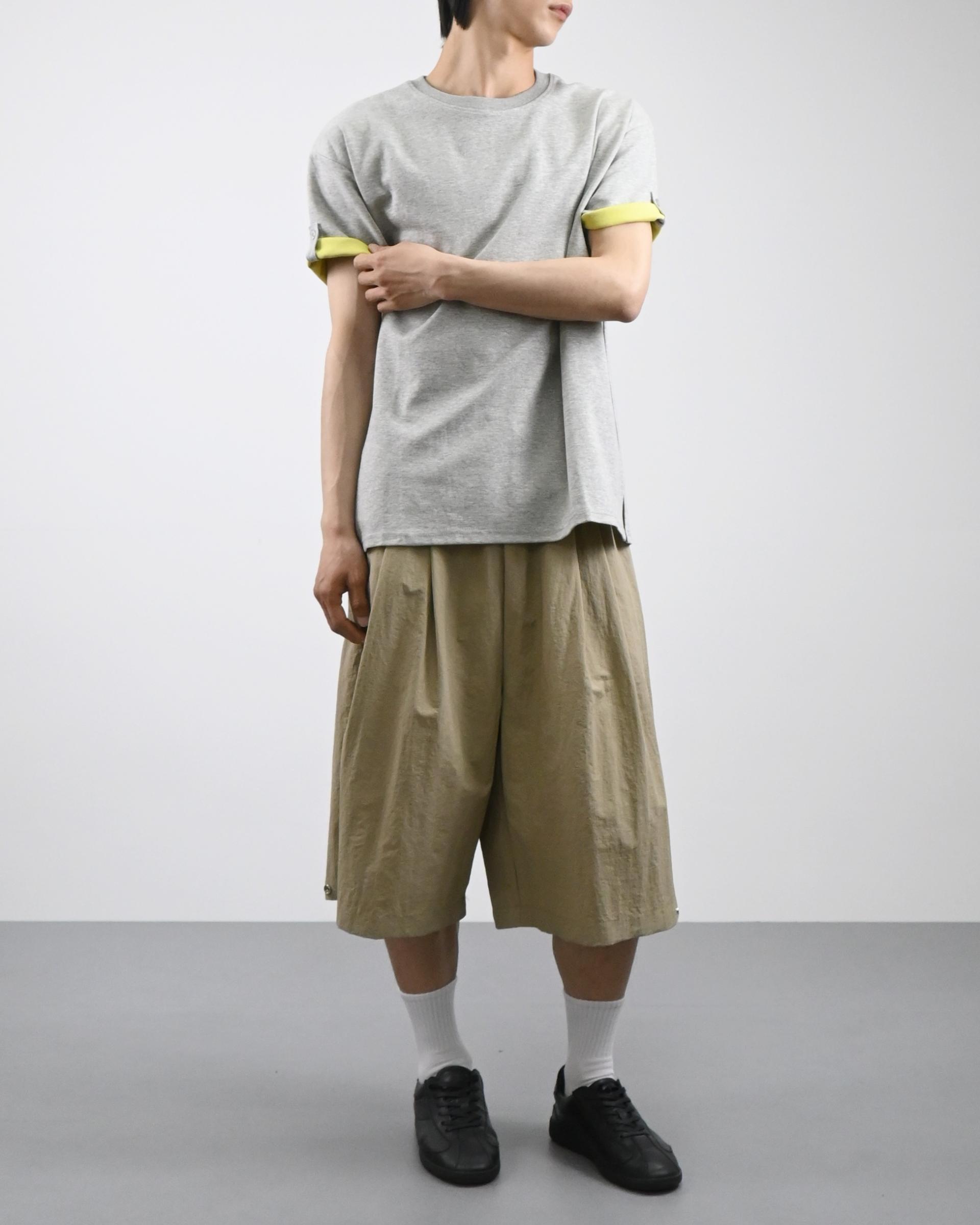 coloring roll-up half t-shirt