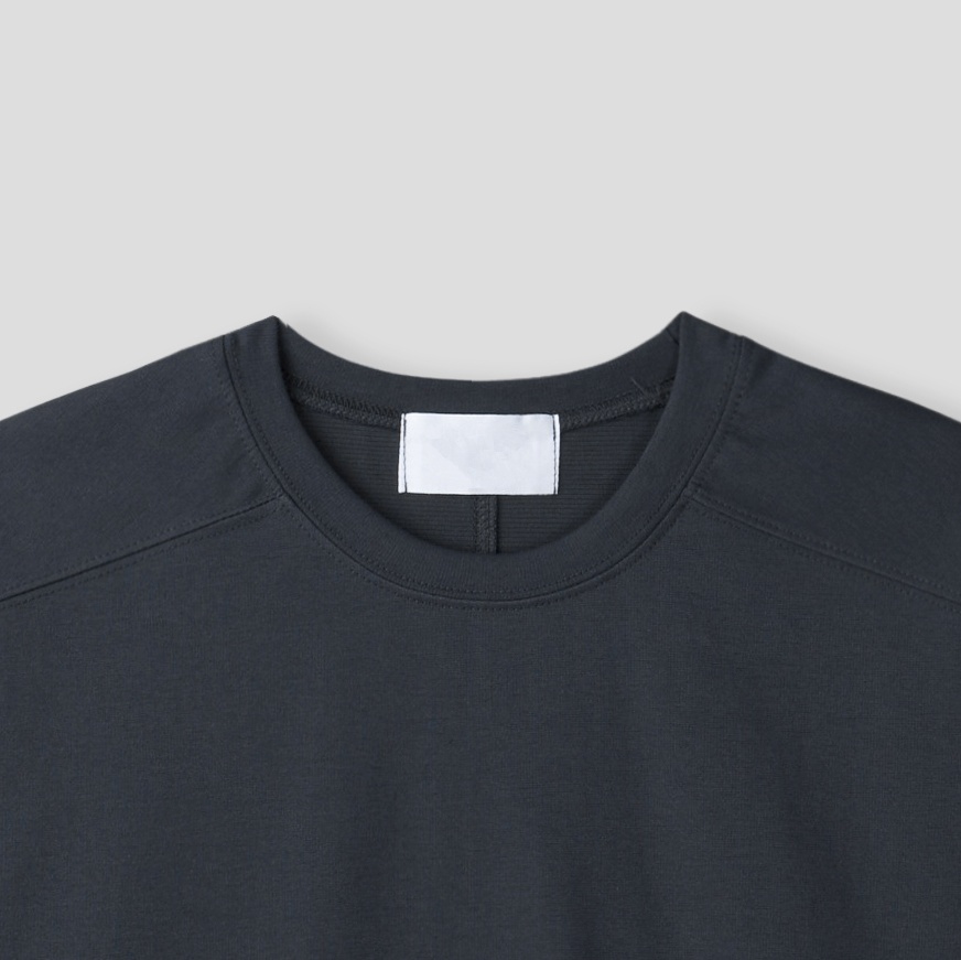 front shoulder line half t-shirt
