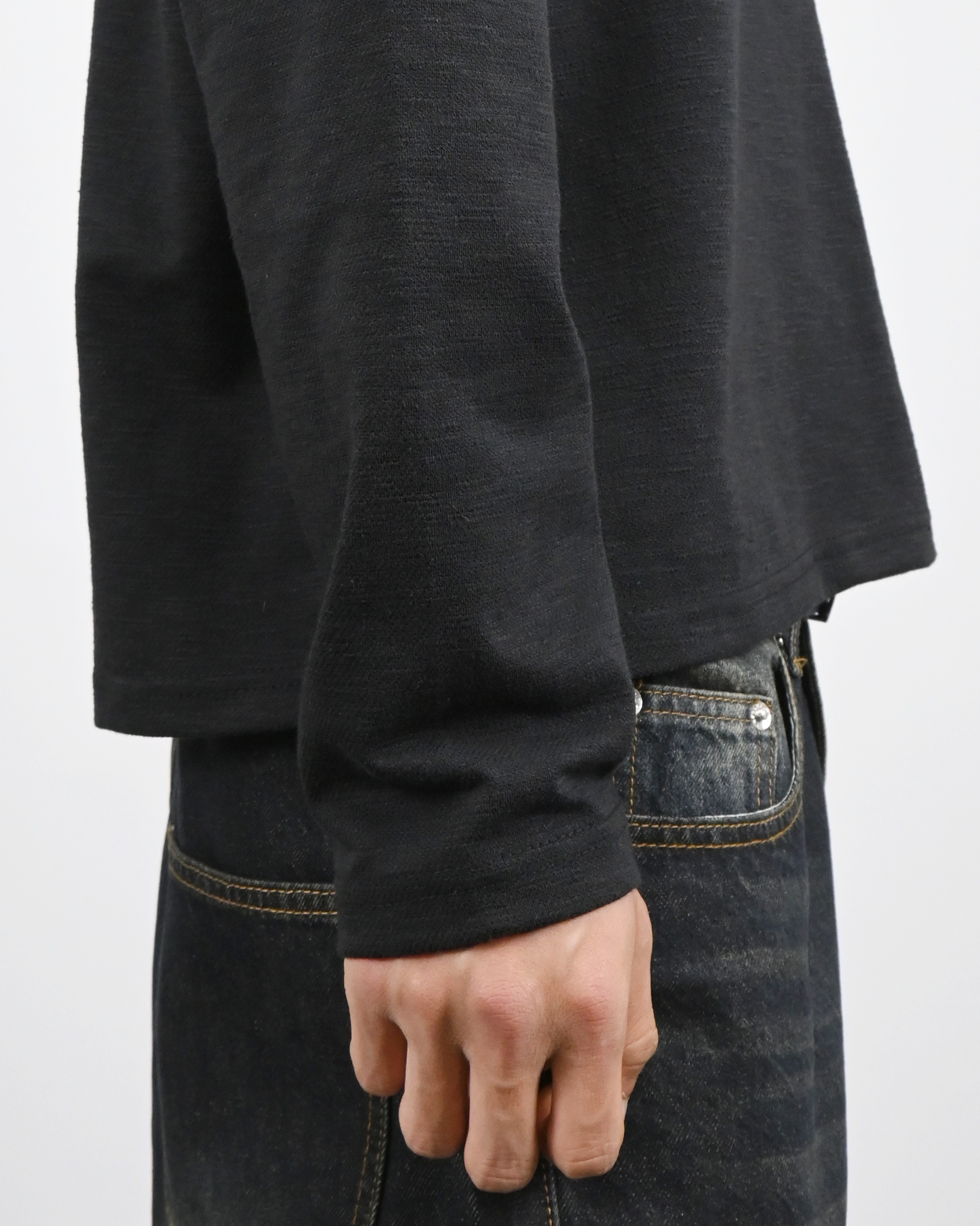 slub raglan henley neck
