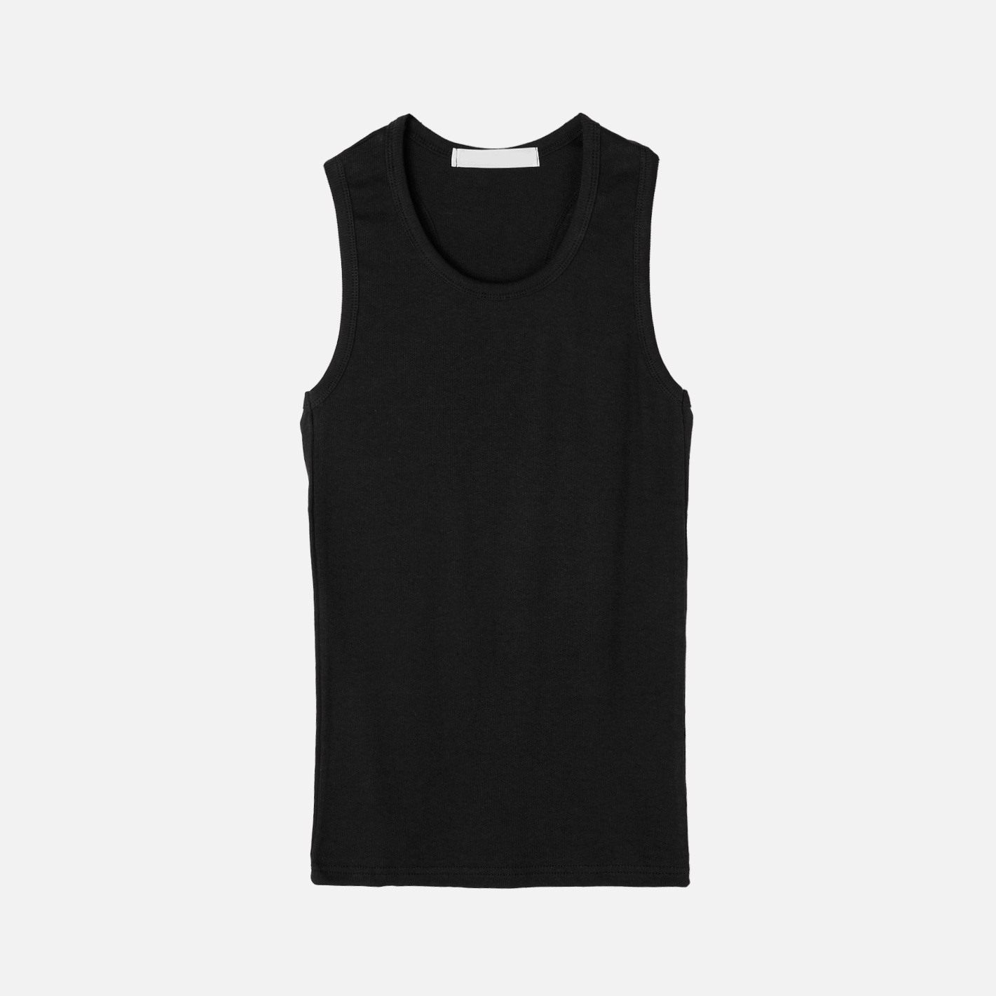 stretchable ribbed vest