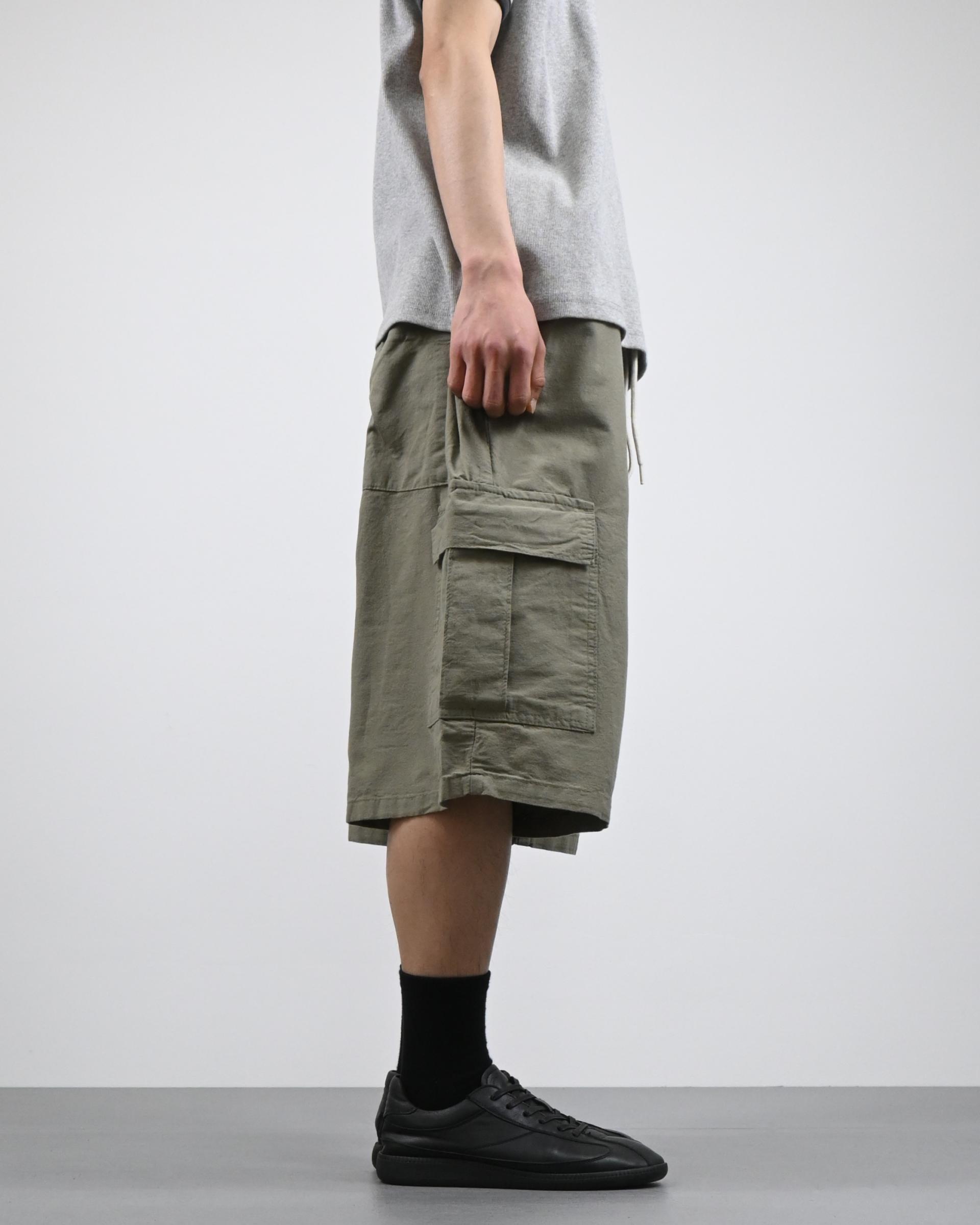 stopper linen bermuda cargo pants