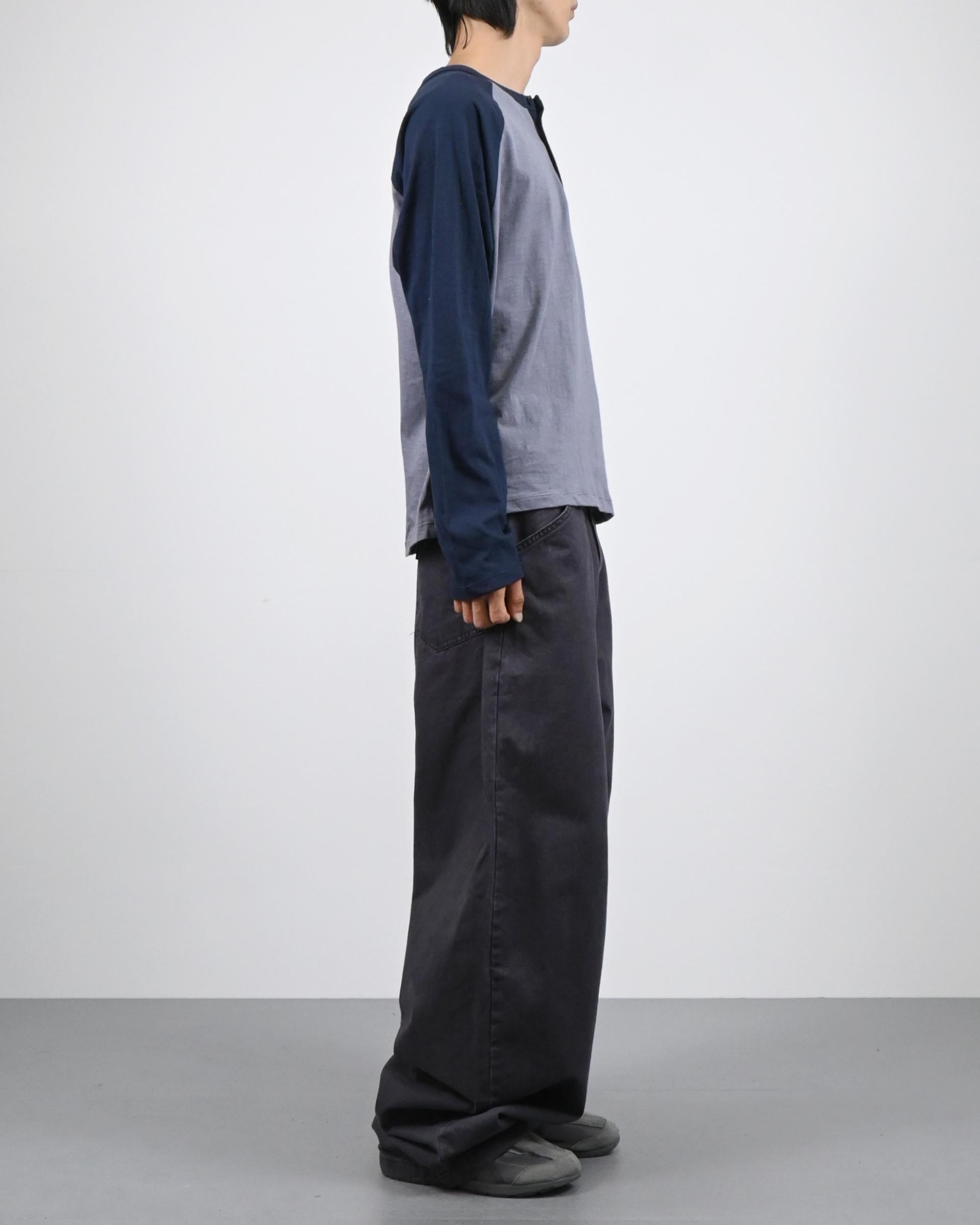 pigment solid balloon cotton pants