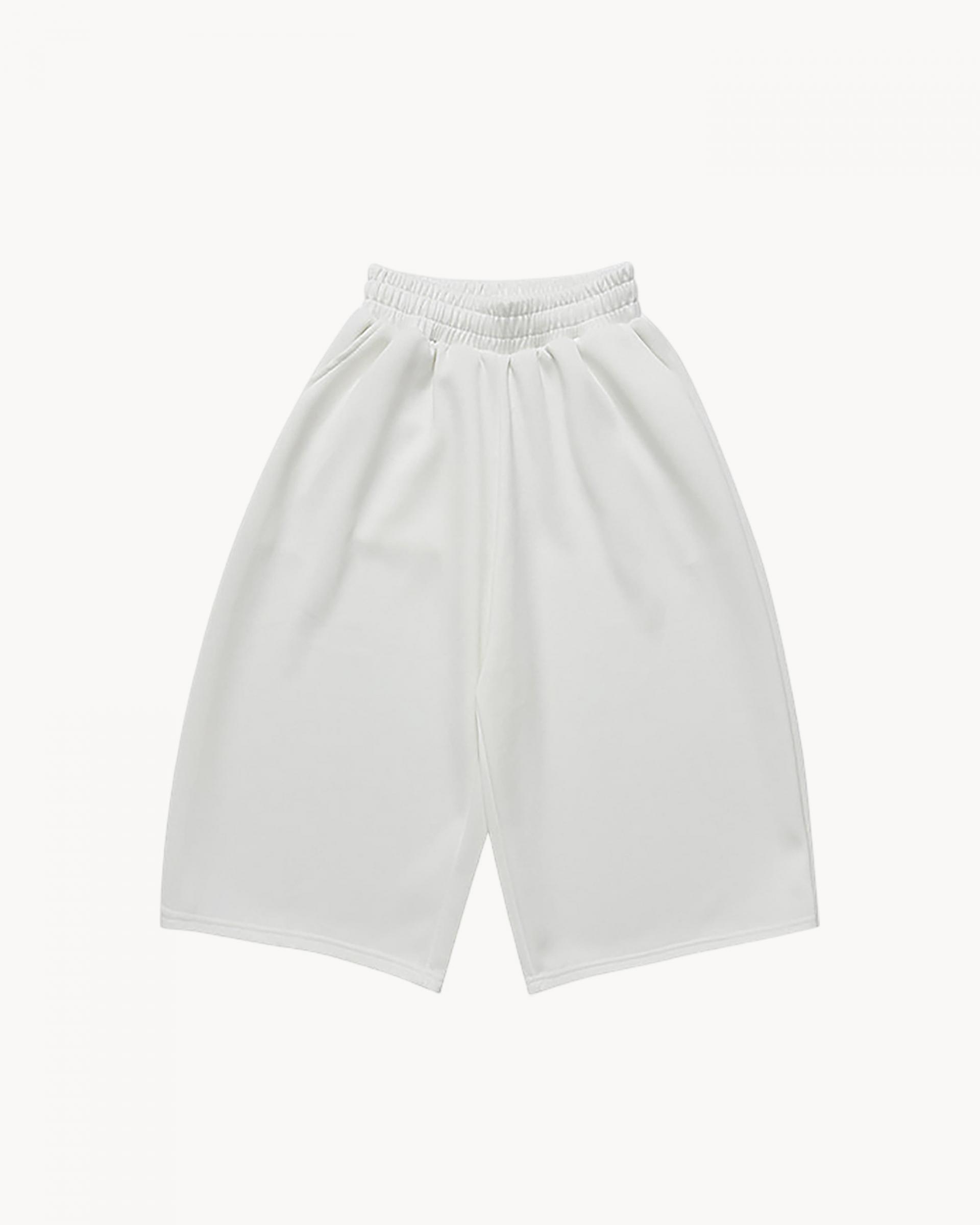 snap bermuda sweatpants