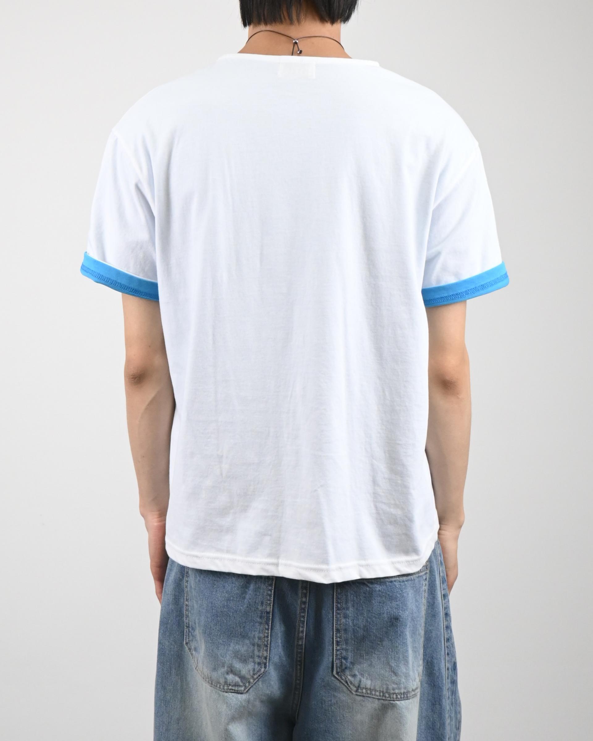 fruits u-neck half t-shirt