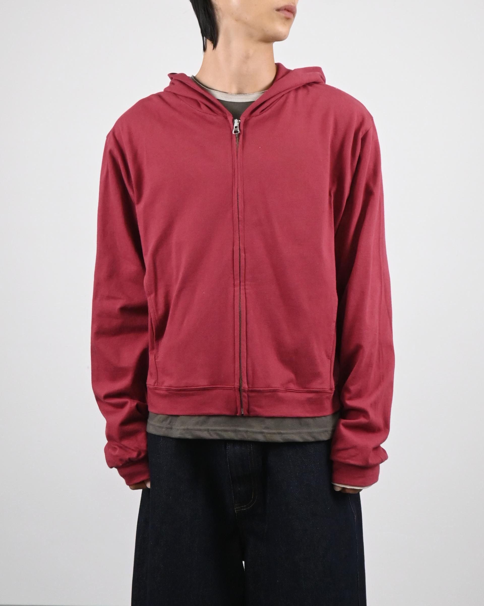 rudy crop hoodie zip-up