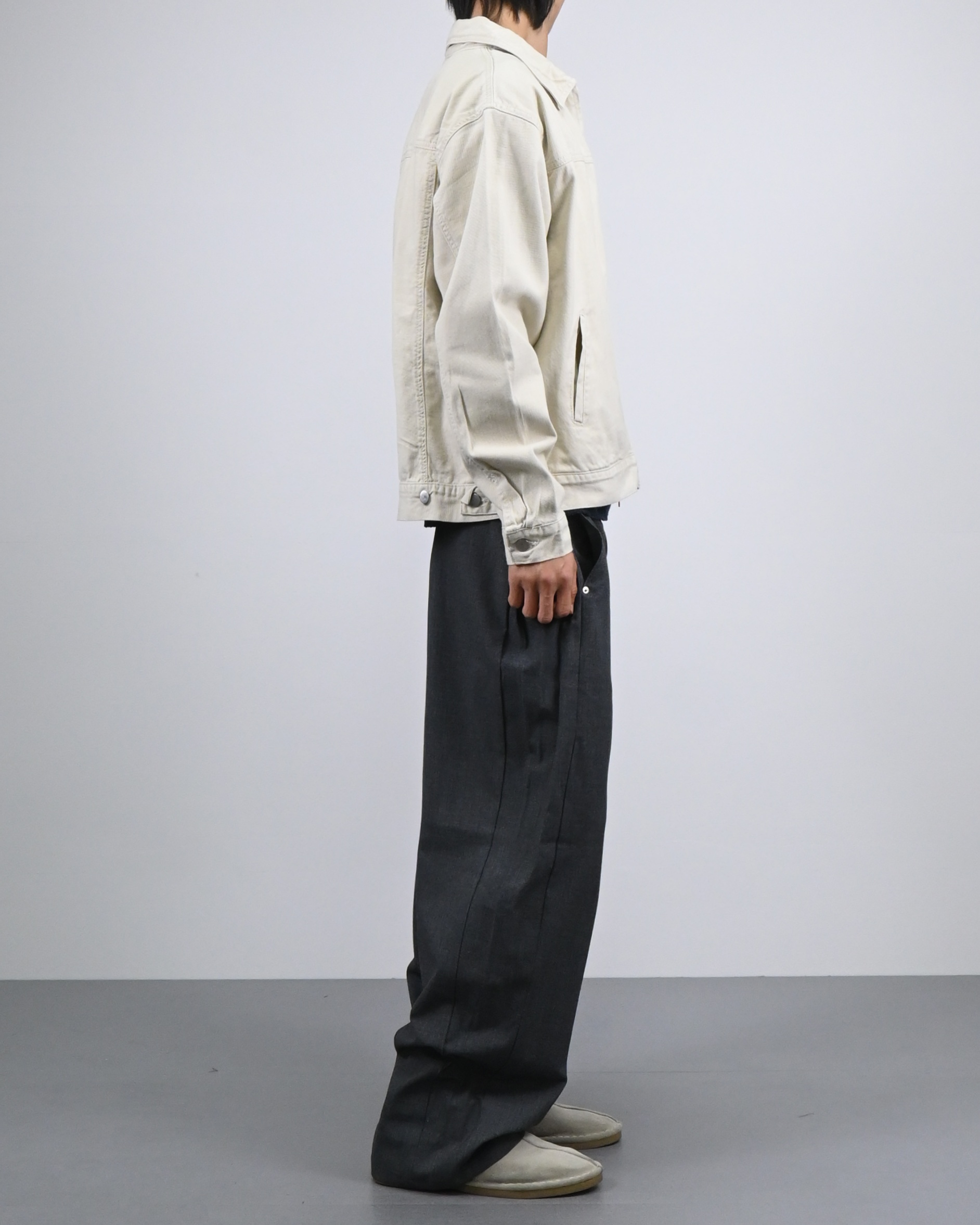 leon kara trucker jacket