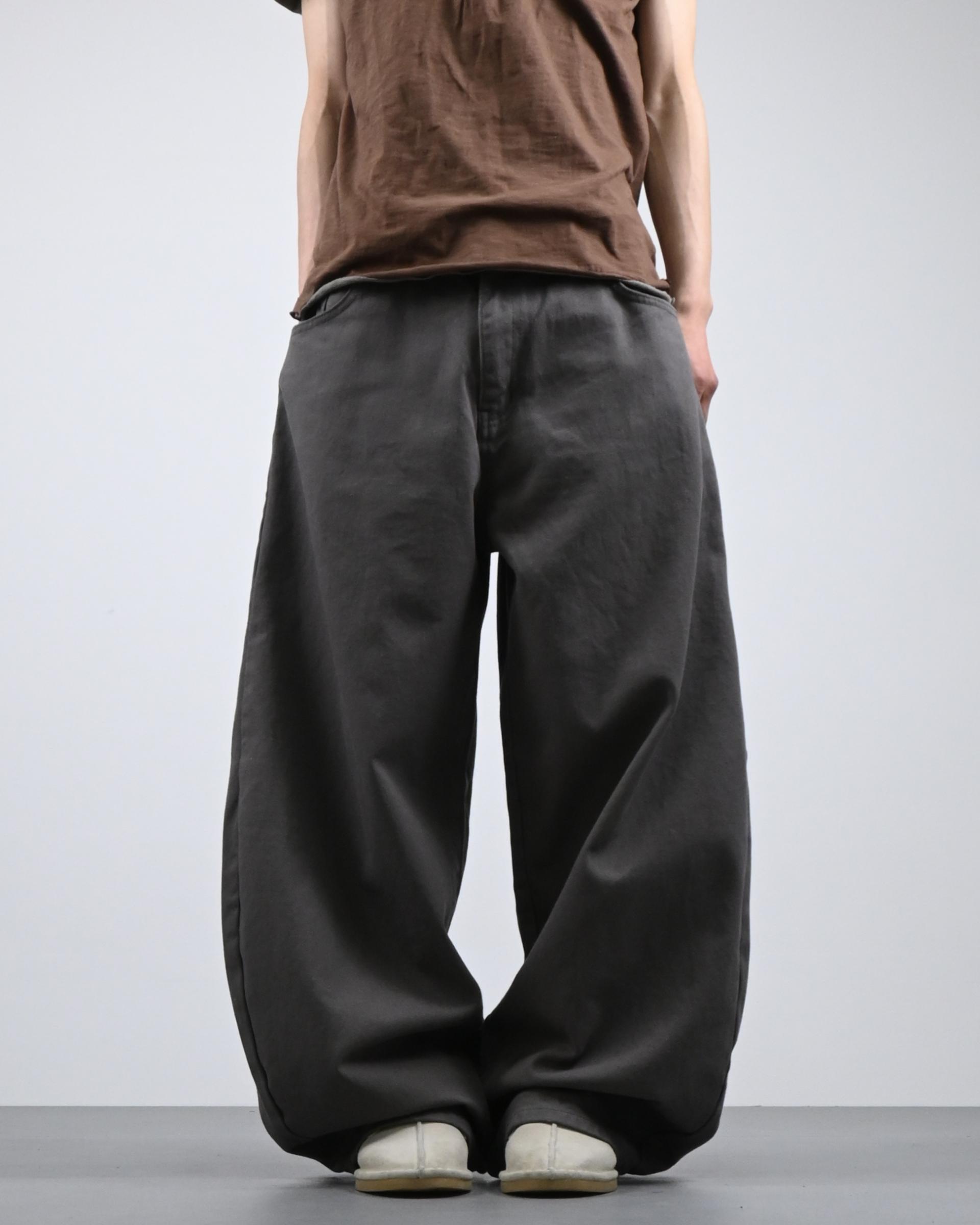 banding balloon cotton pants
