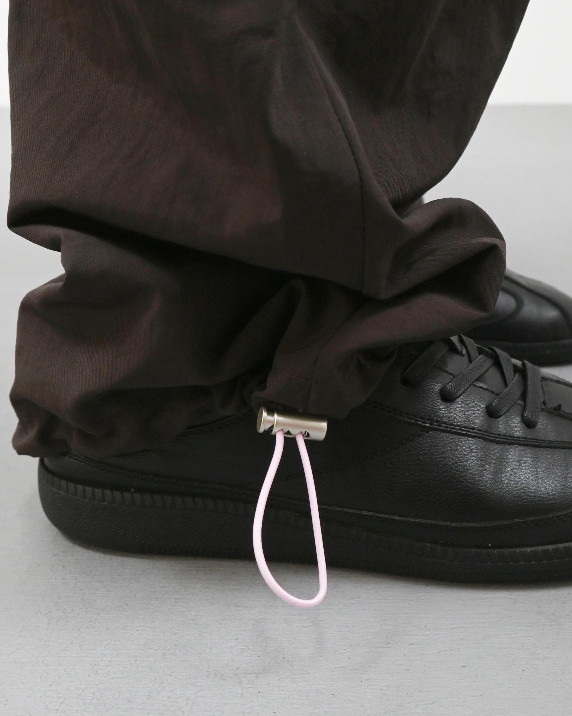 rope curved nylon pants