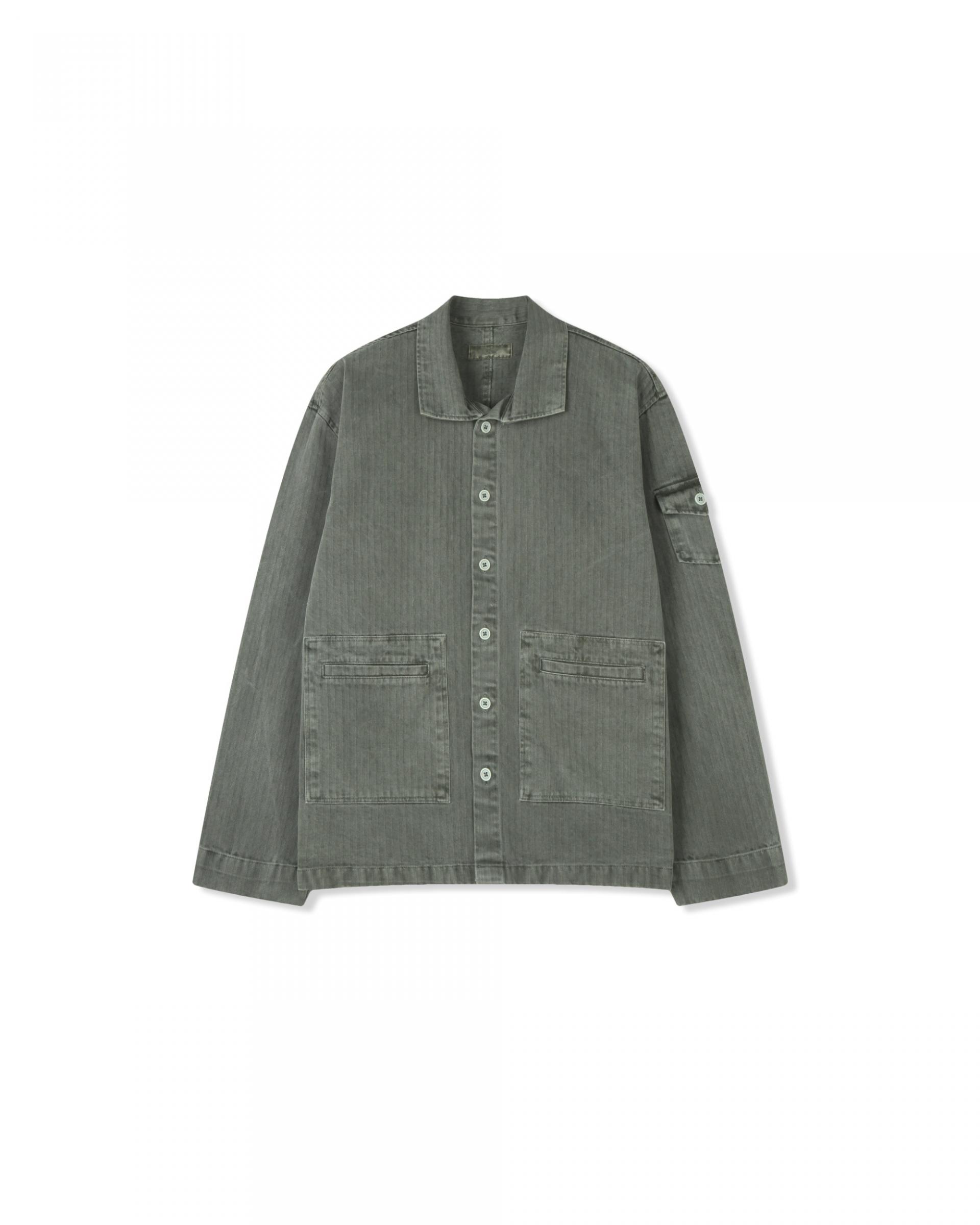 pigment herringbone field jacket