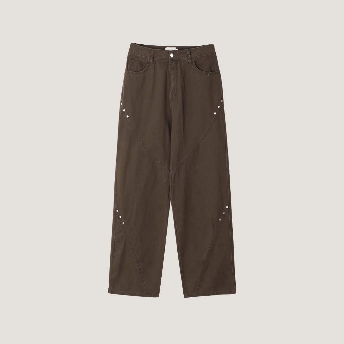 bio cotton rivet pants