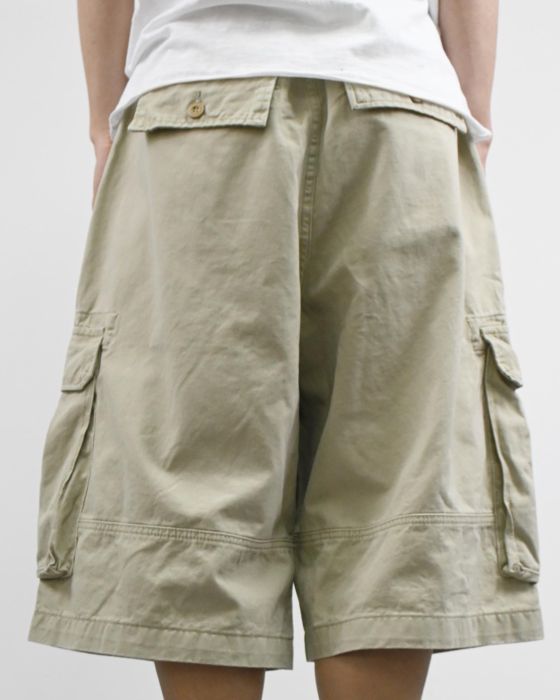 bio cotton bermuda cargo pants