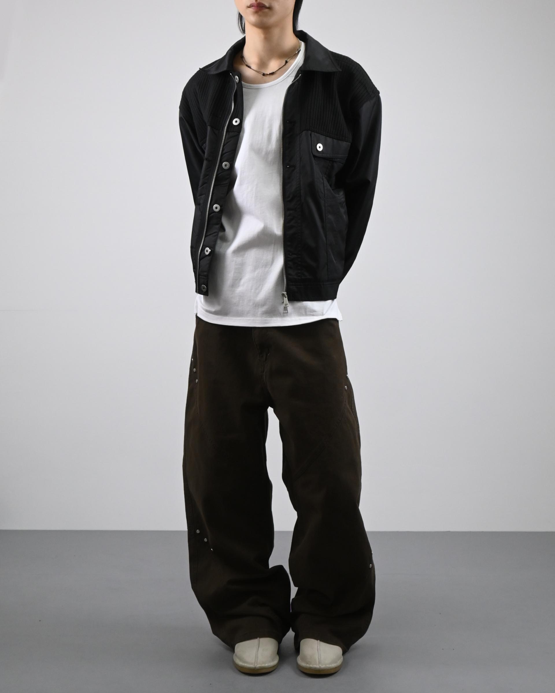 bio cotton rivet pants