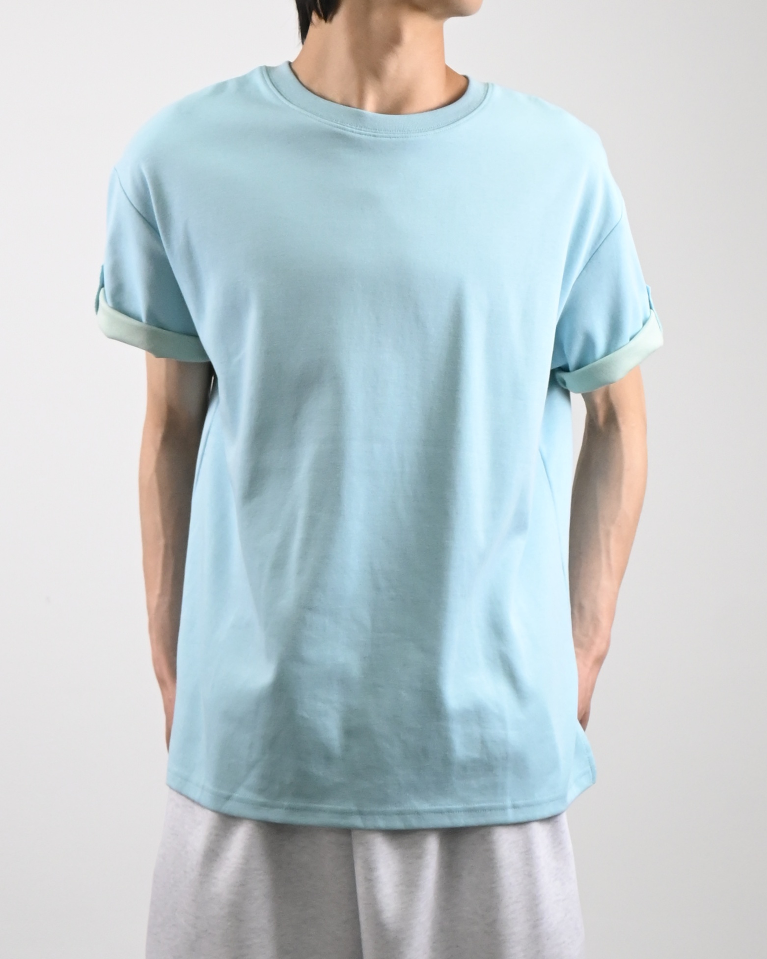 coloring roll-up half t-shirt