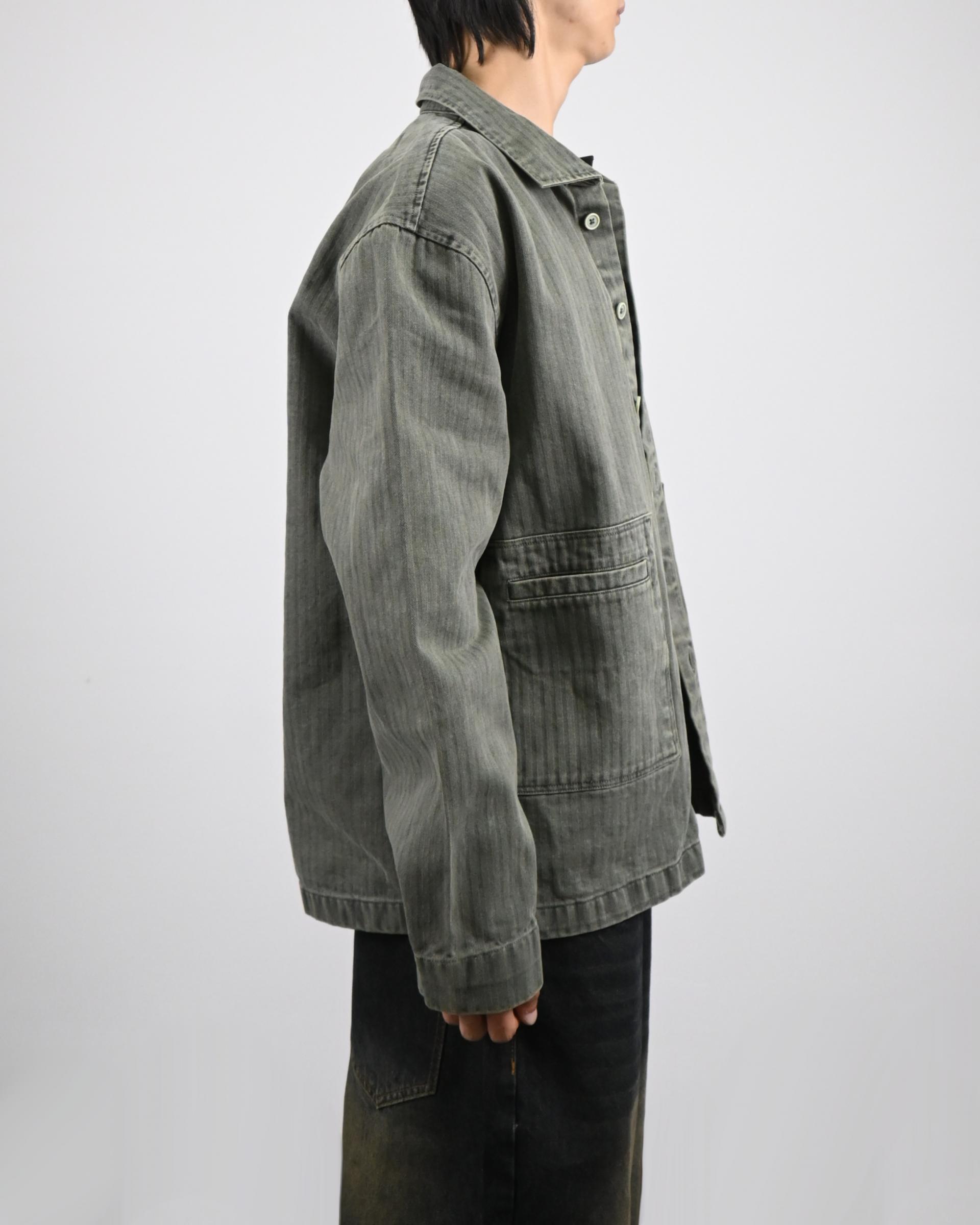 pigment herringbone field jacket