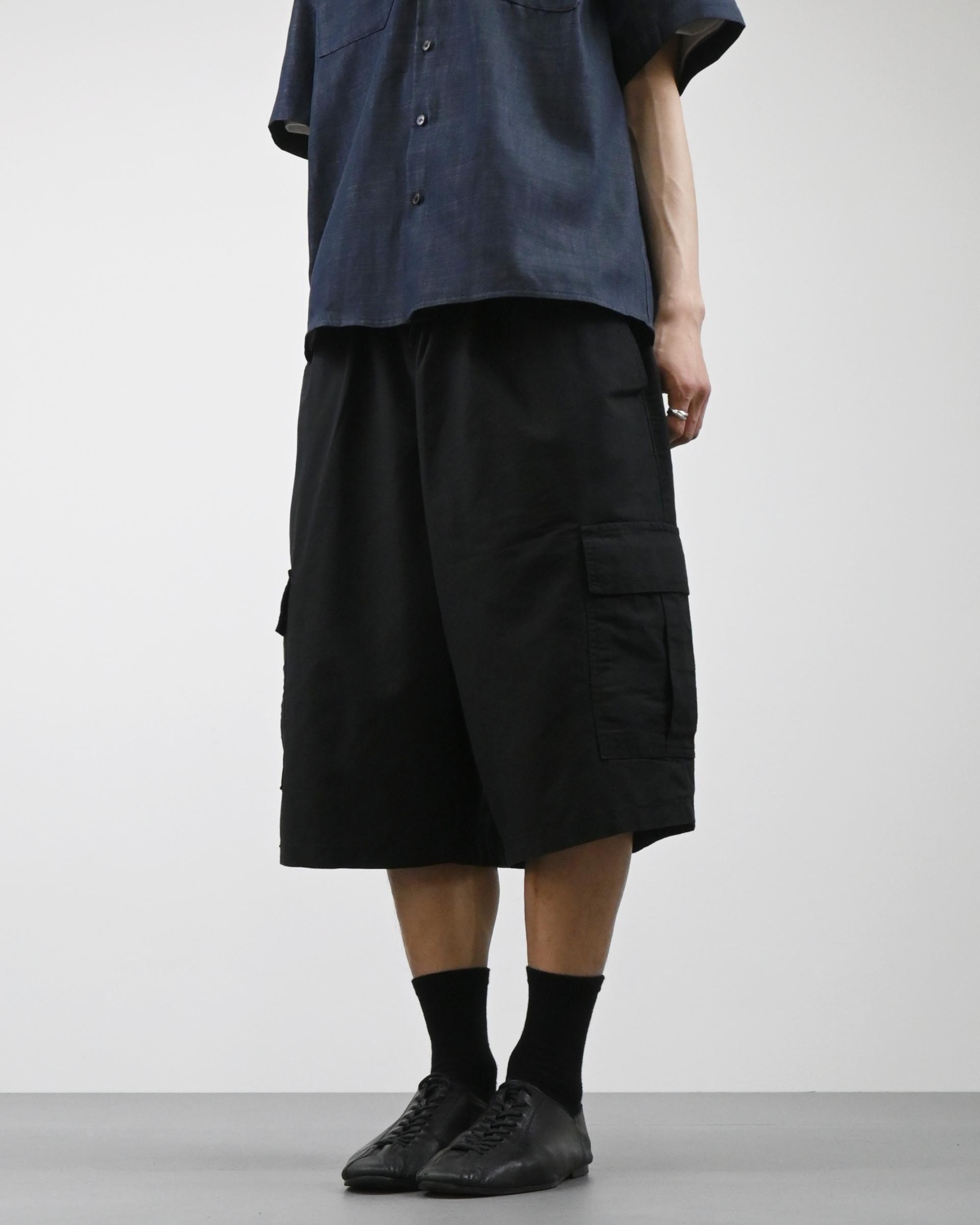 stopper linen bermuda cargo pants