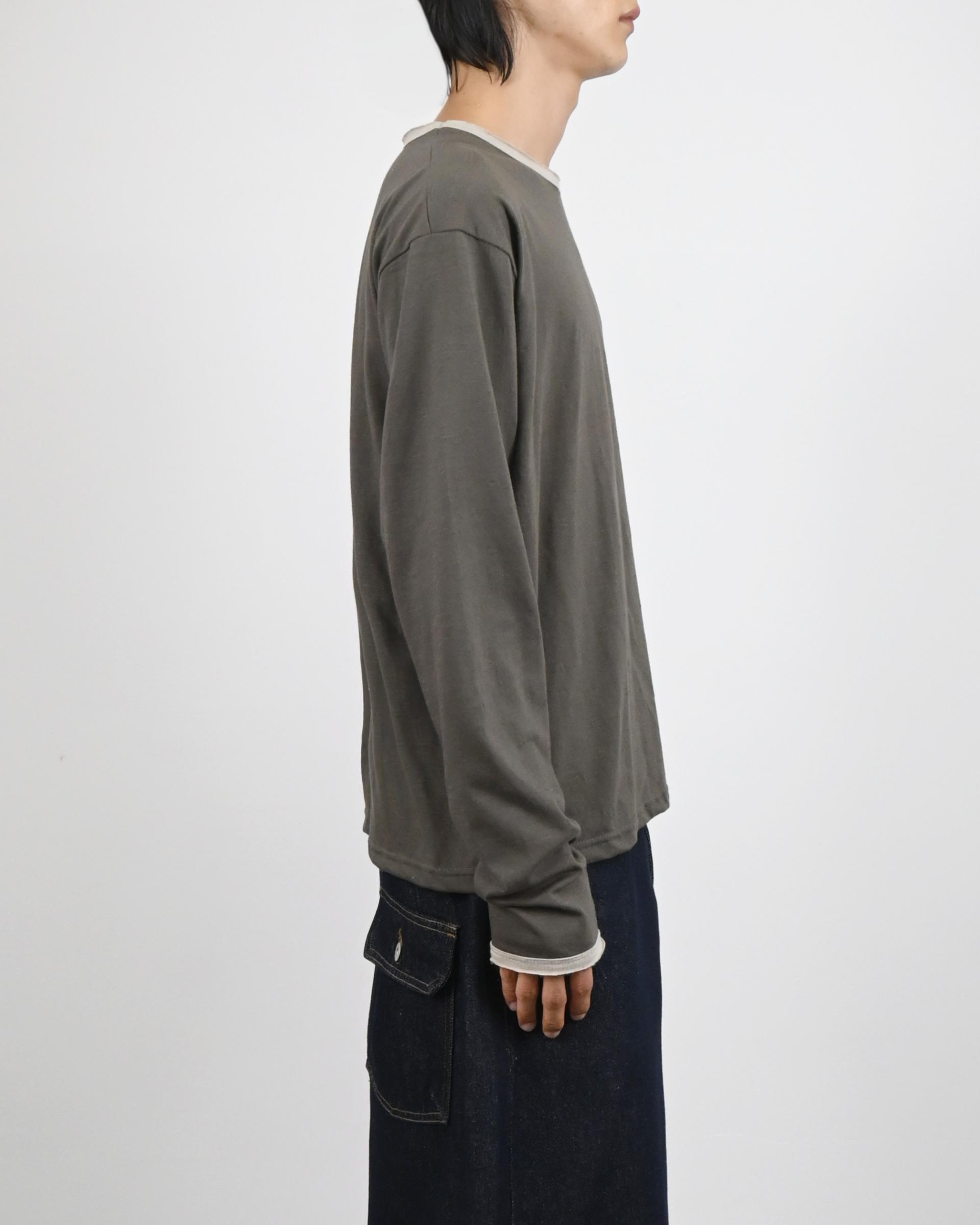 damage slub ringer t-shirt