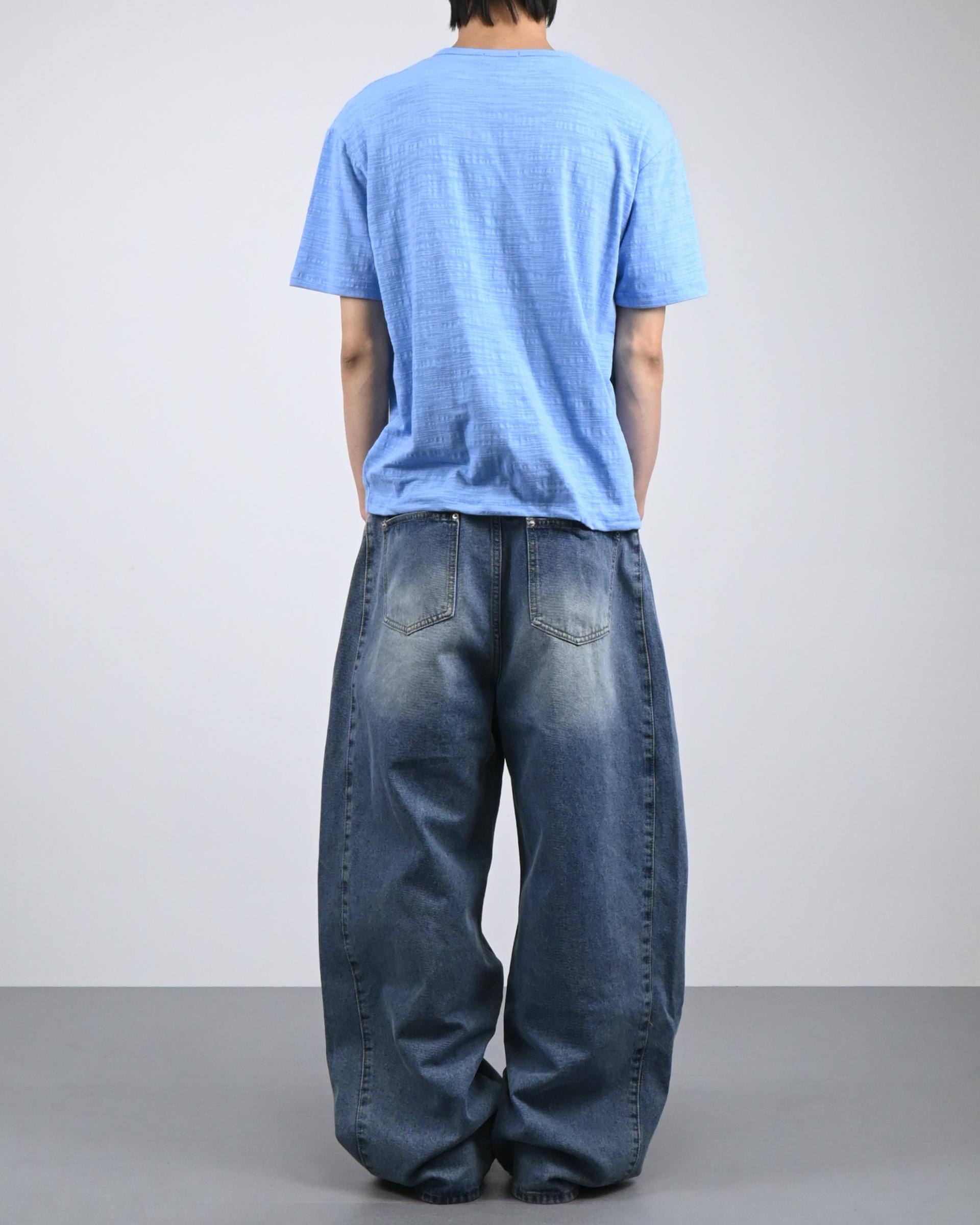 slub vintage half t-shirt