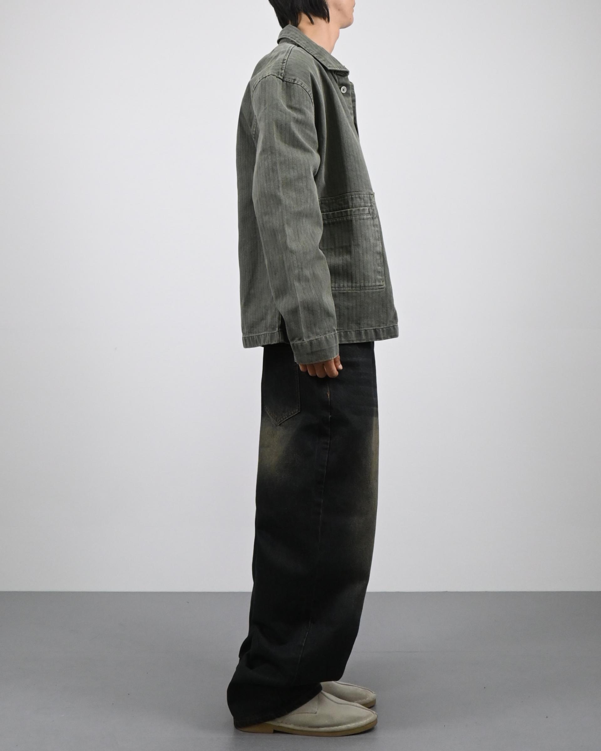 pigment herringbone field jacket