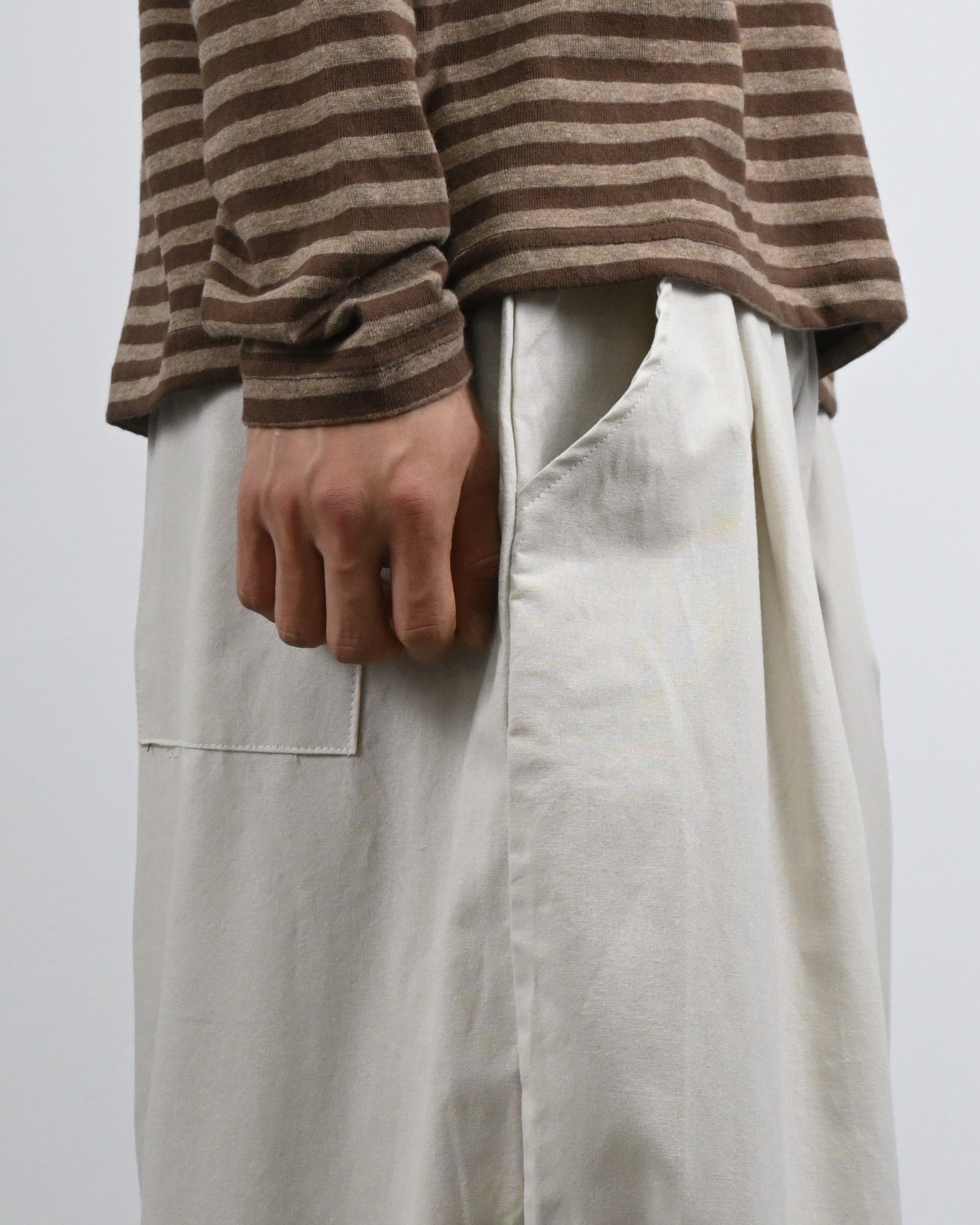 linen cotton balloon pants
