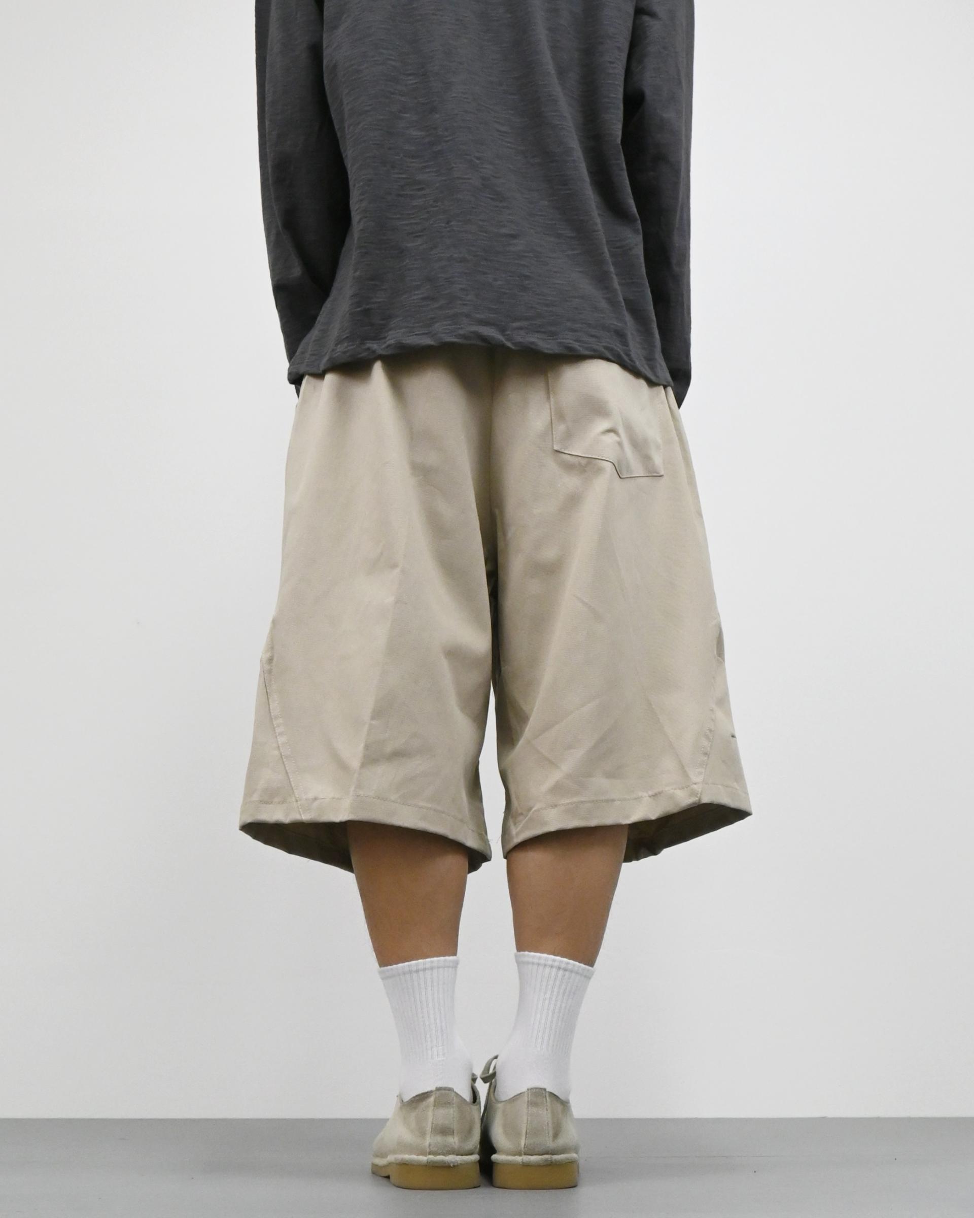 archive curved bermuda cotton pants
