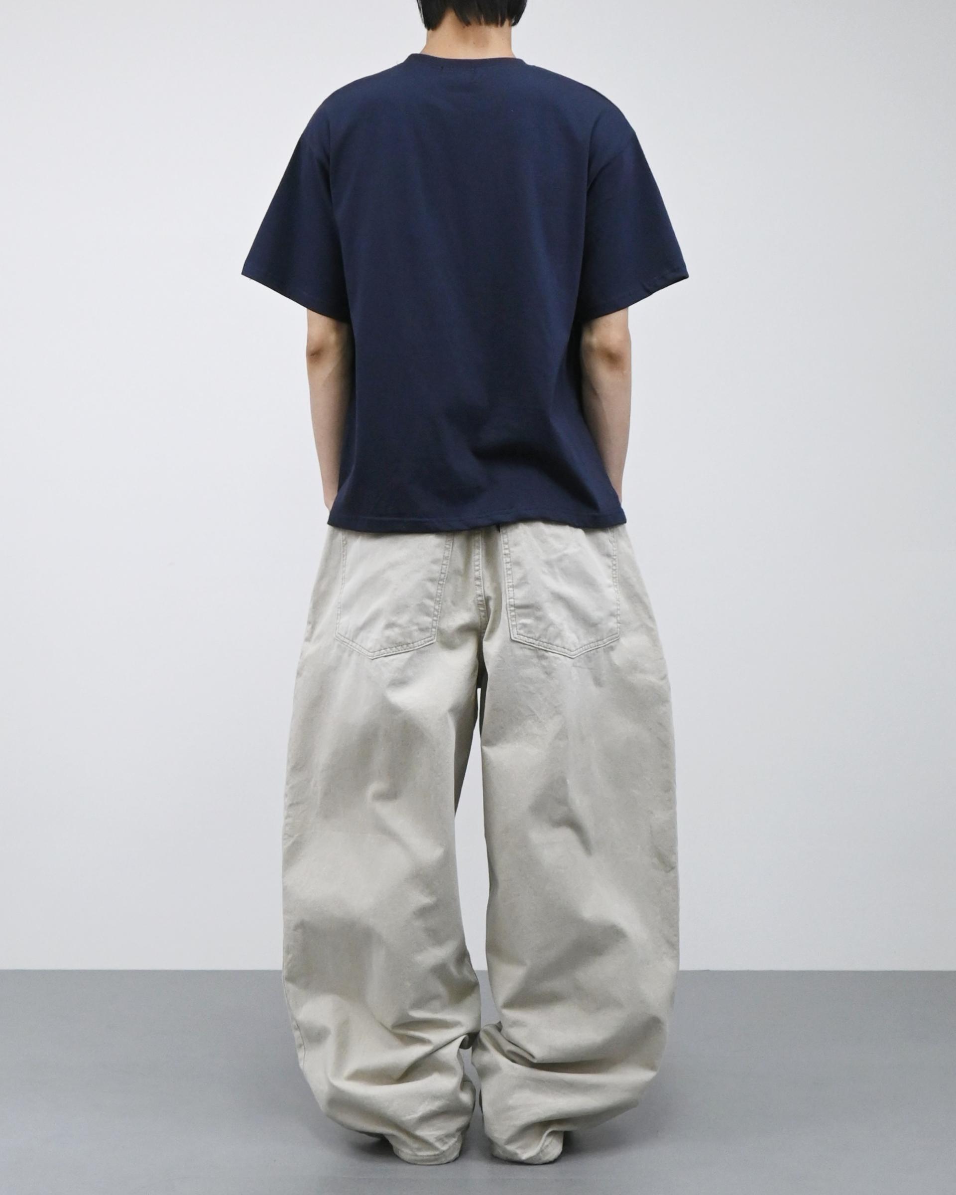 printed pigment balloon cotton pants