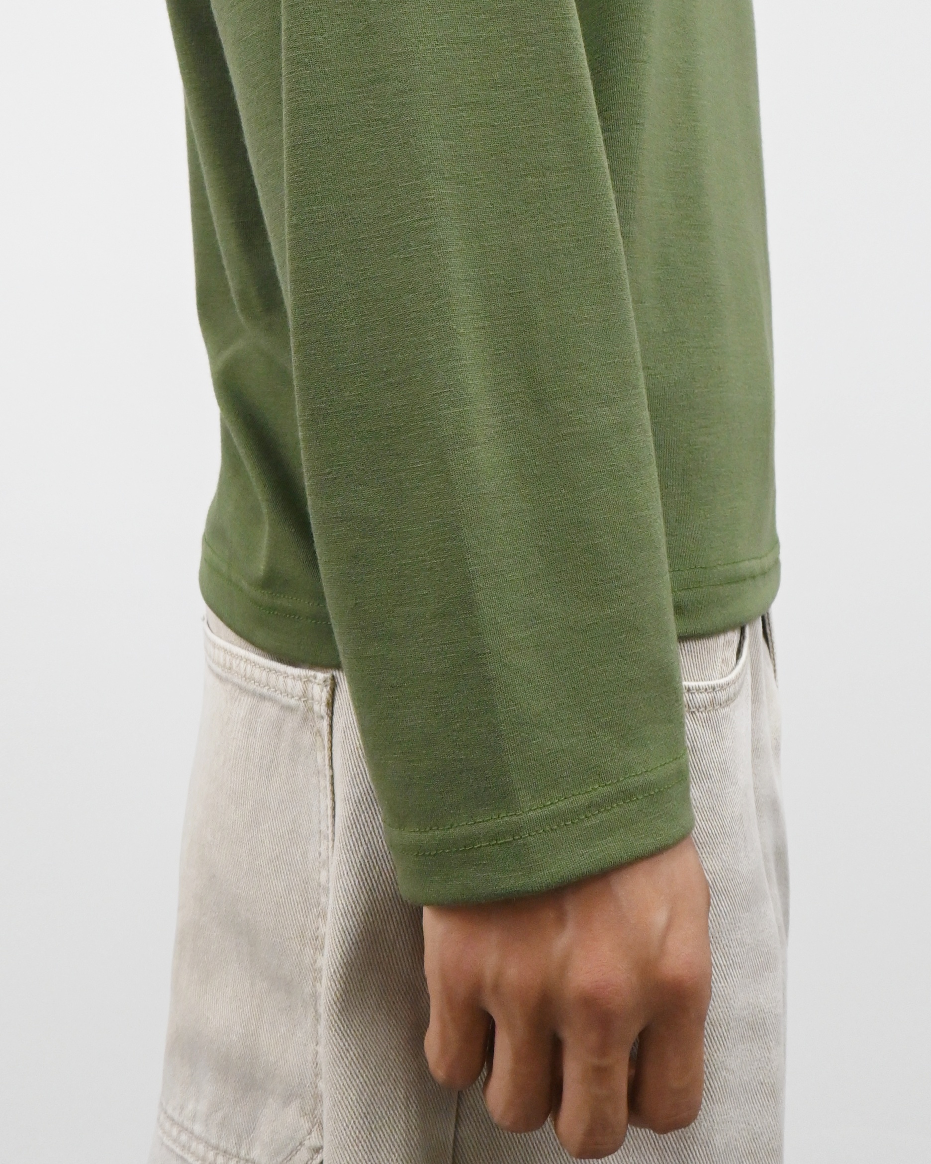 slub henley neck long sleeve 복제