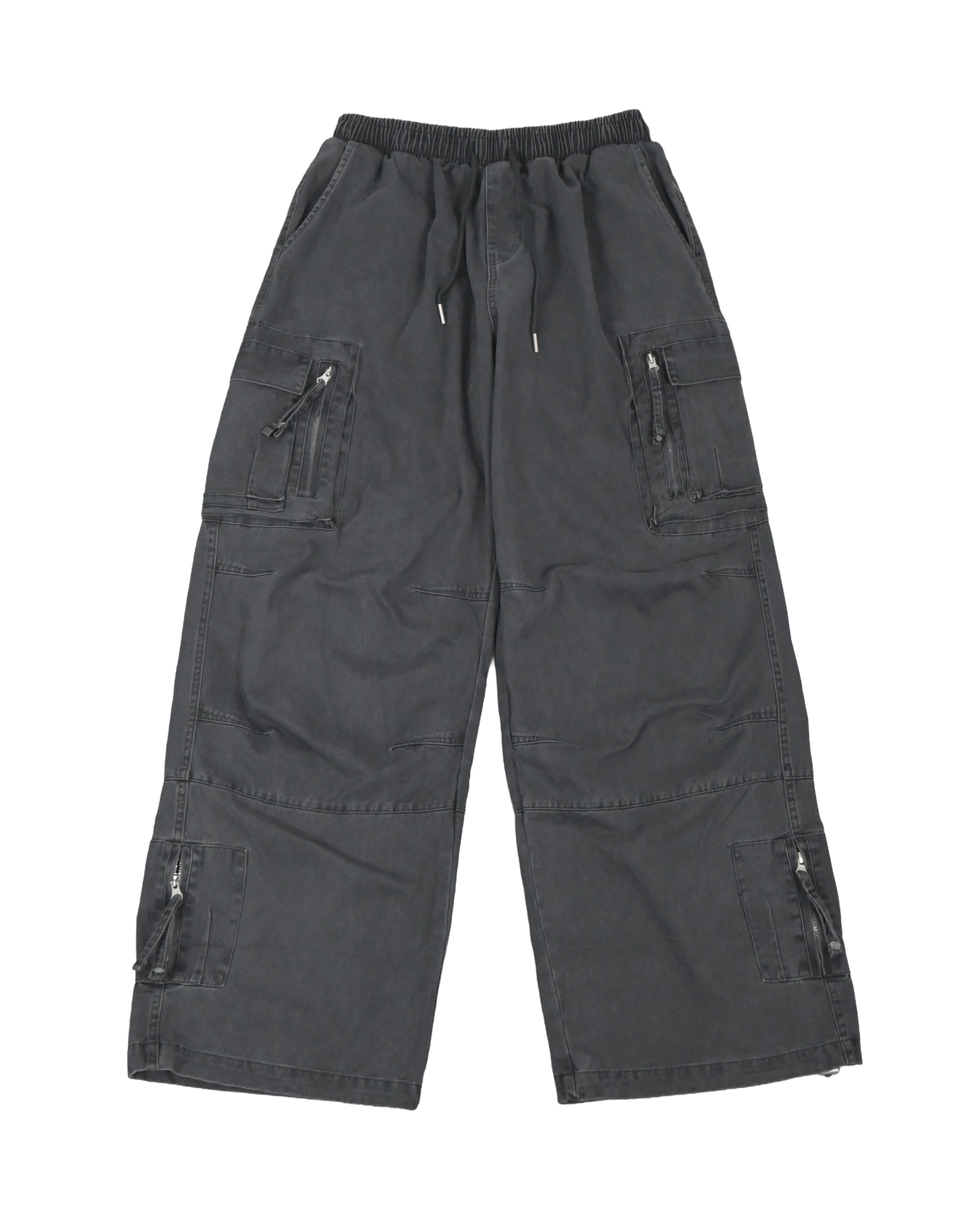 box pocket cargo cotton pants