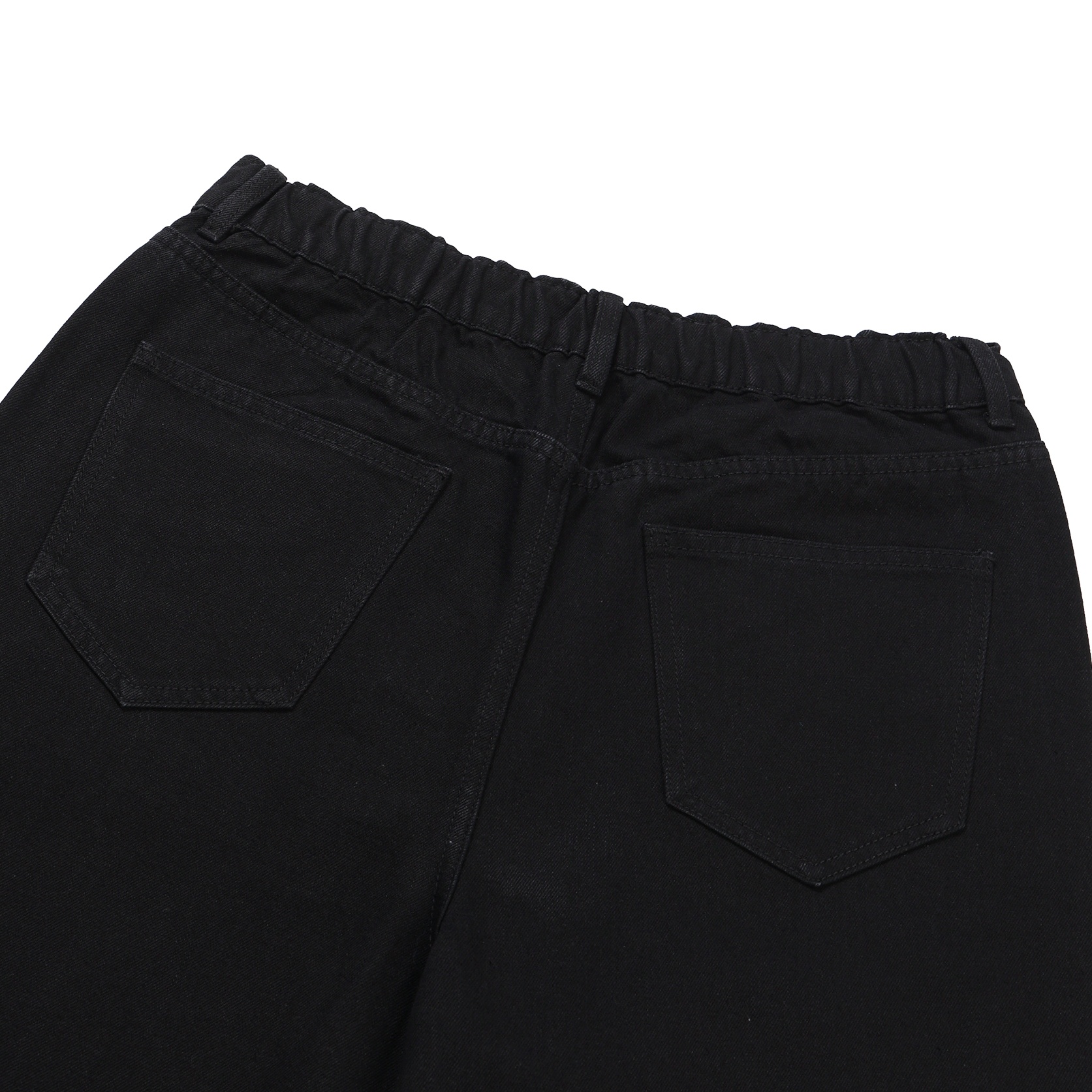 banding balloon denim pants