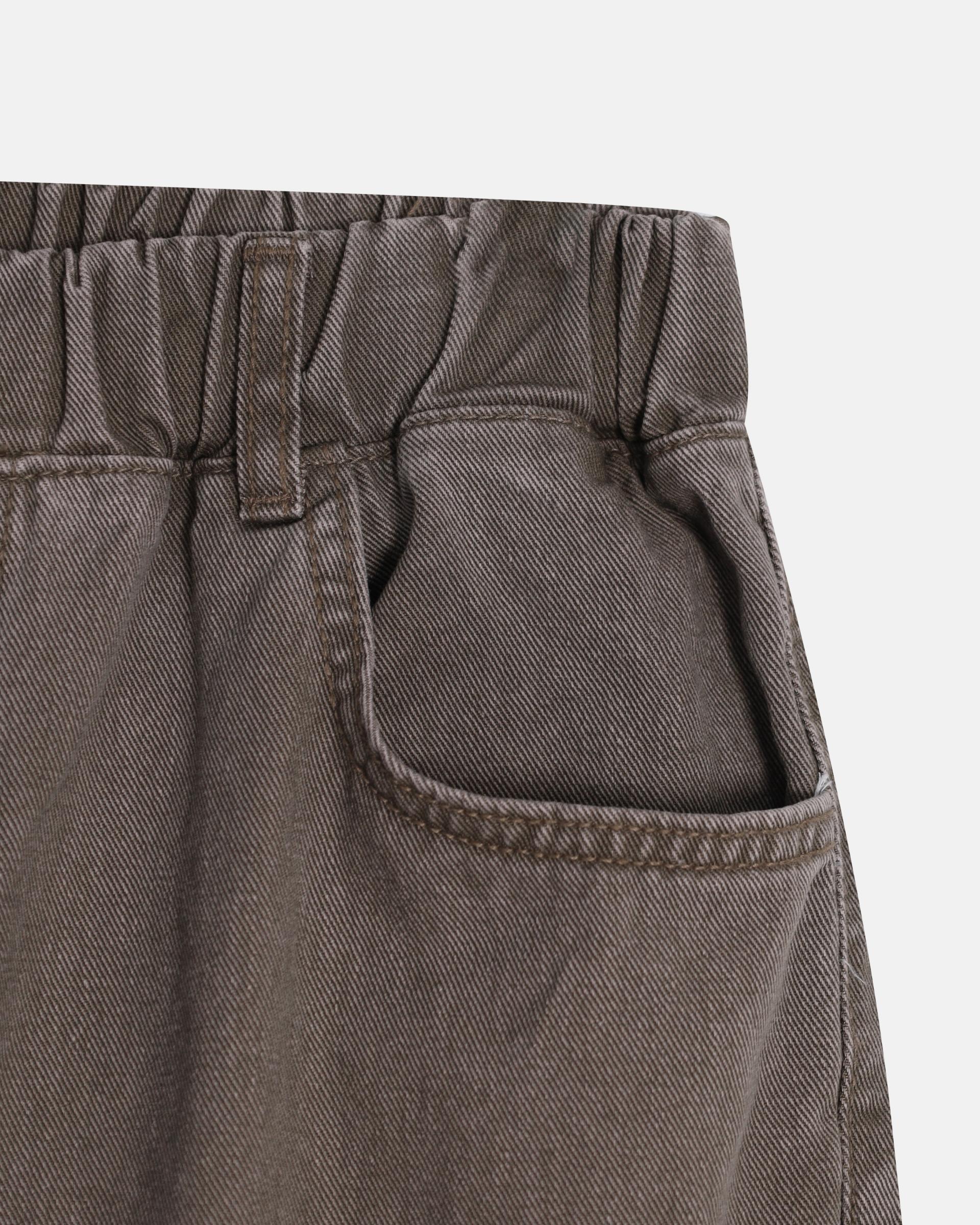hale border flare banding cotton pants