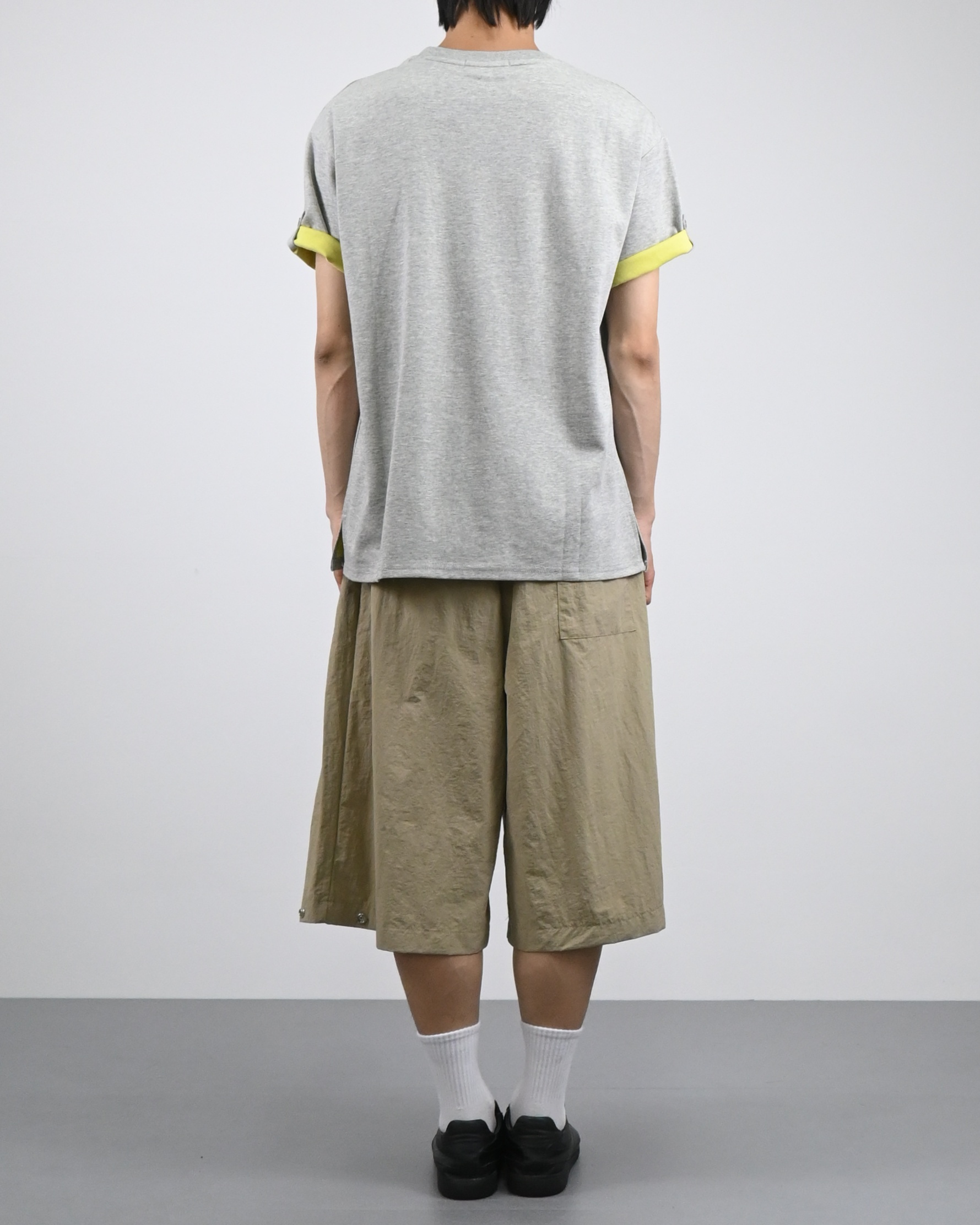 coloring roll-up half t-shirt