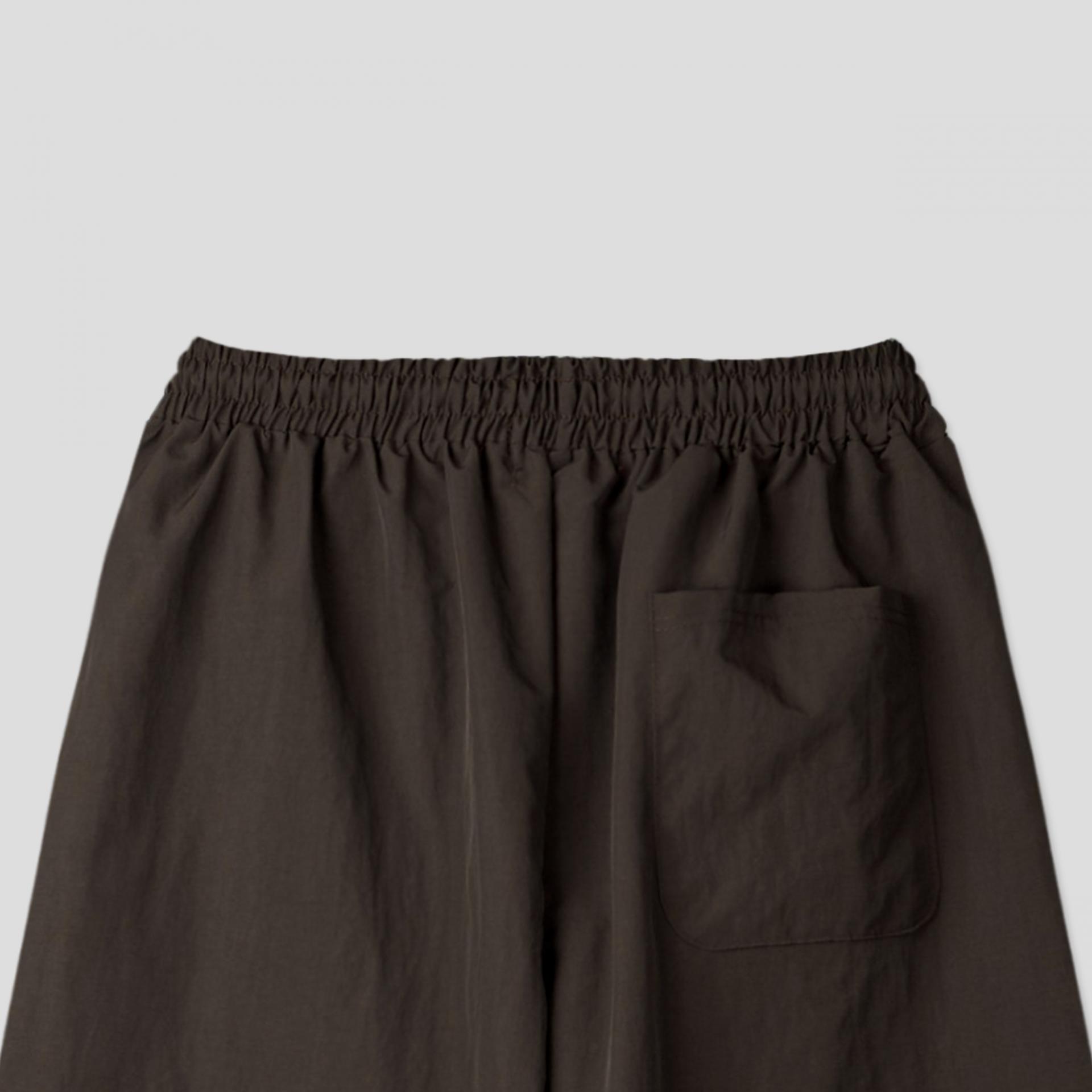 rope curved nylon pants