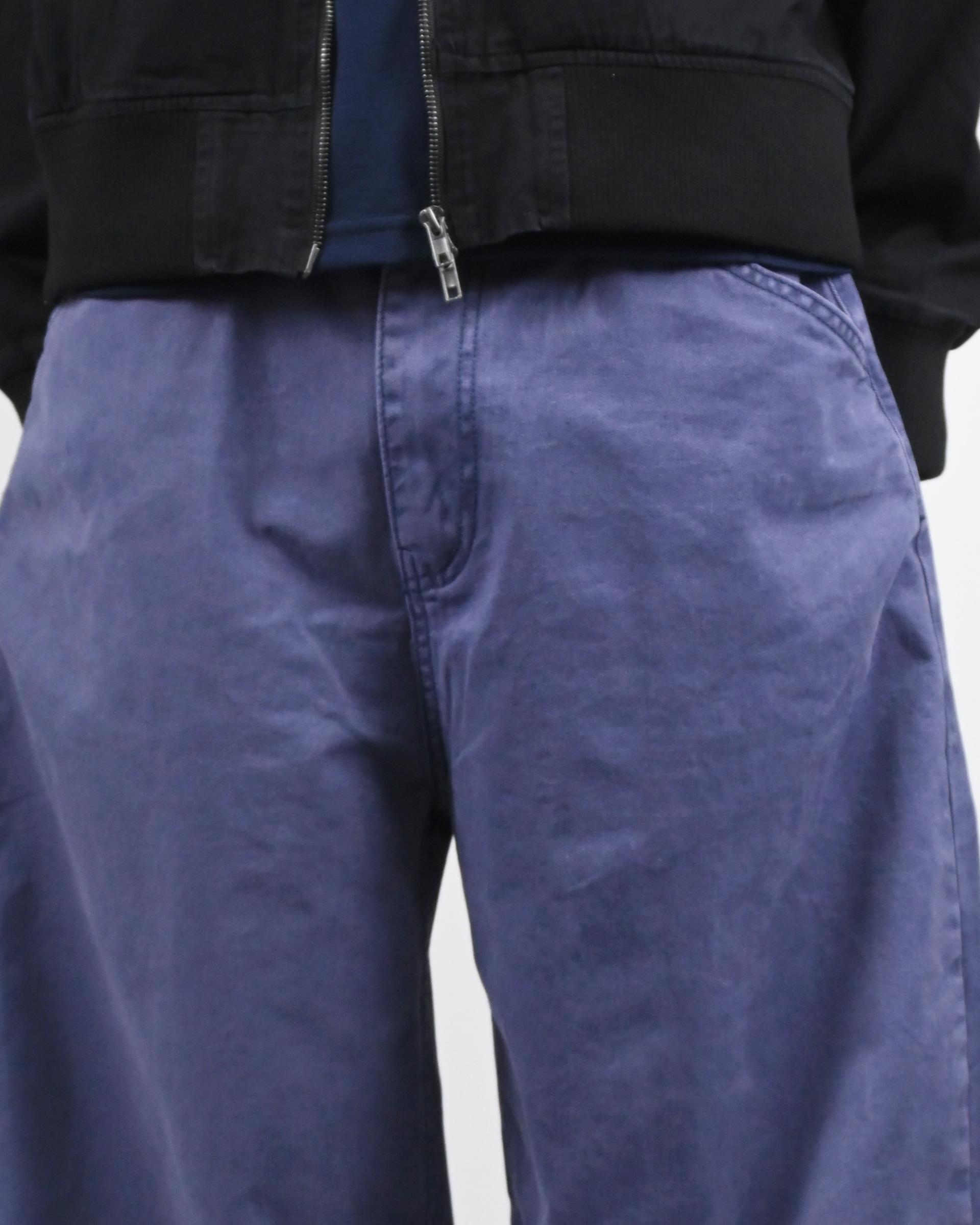 pigment solid balloon cotton pants